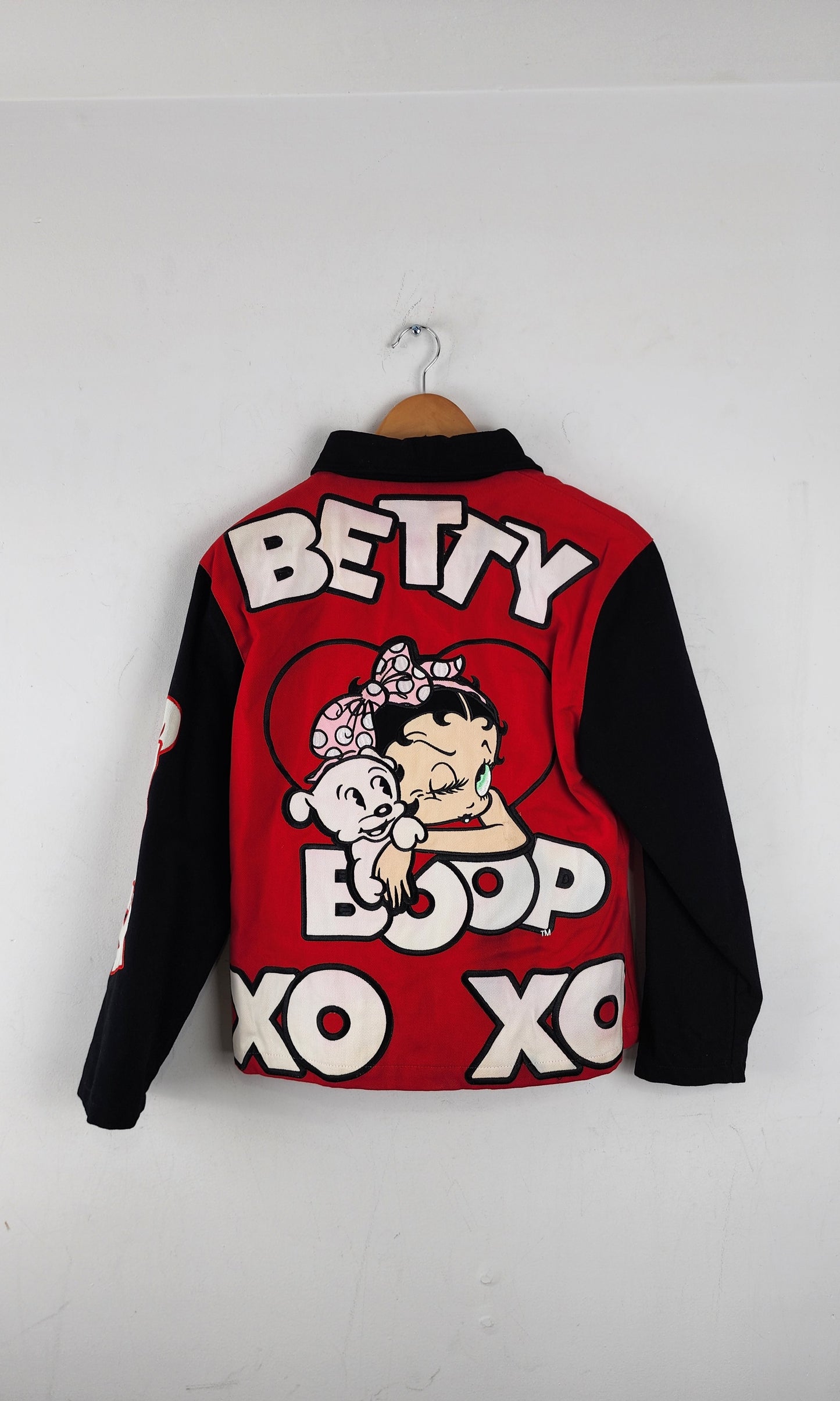 JH Design Betty Boop XOXO Jacket - Red