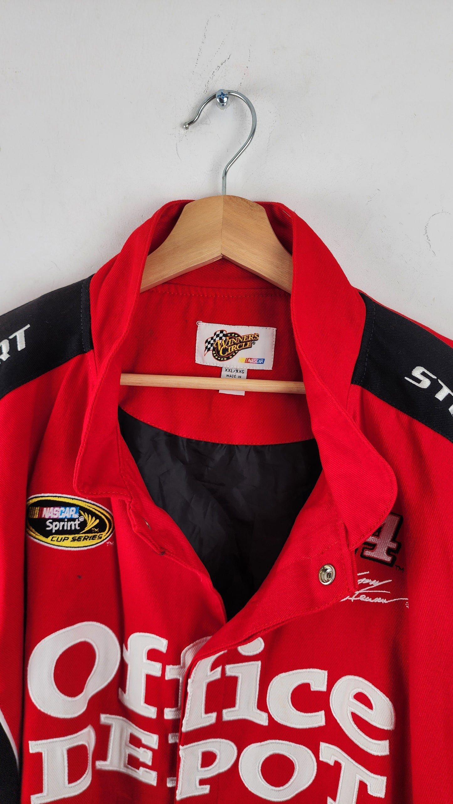 Winners Circle Office Depot Nascar Jacket - Red
