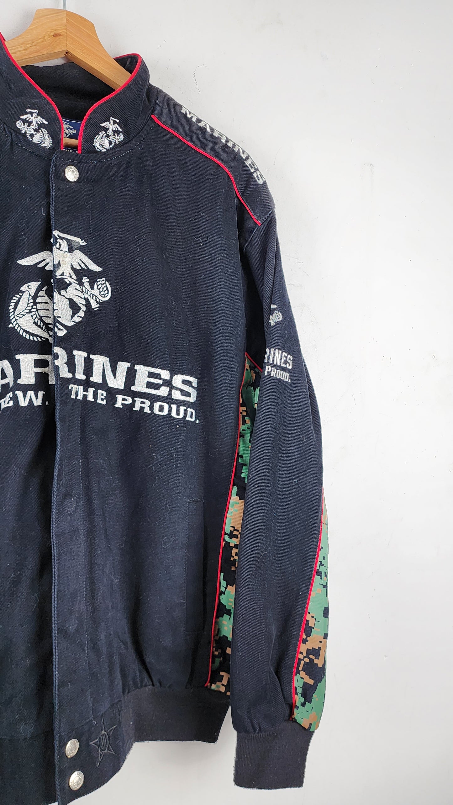 JH Design US Marines Nascar Jacket