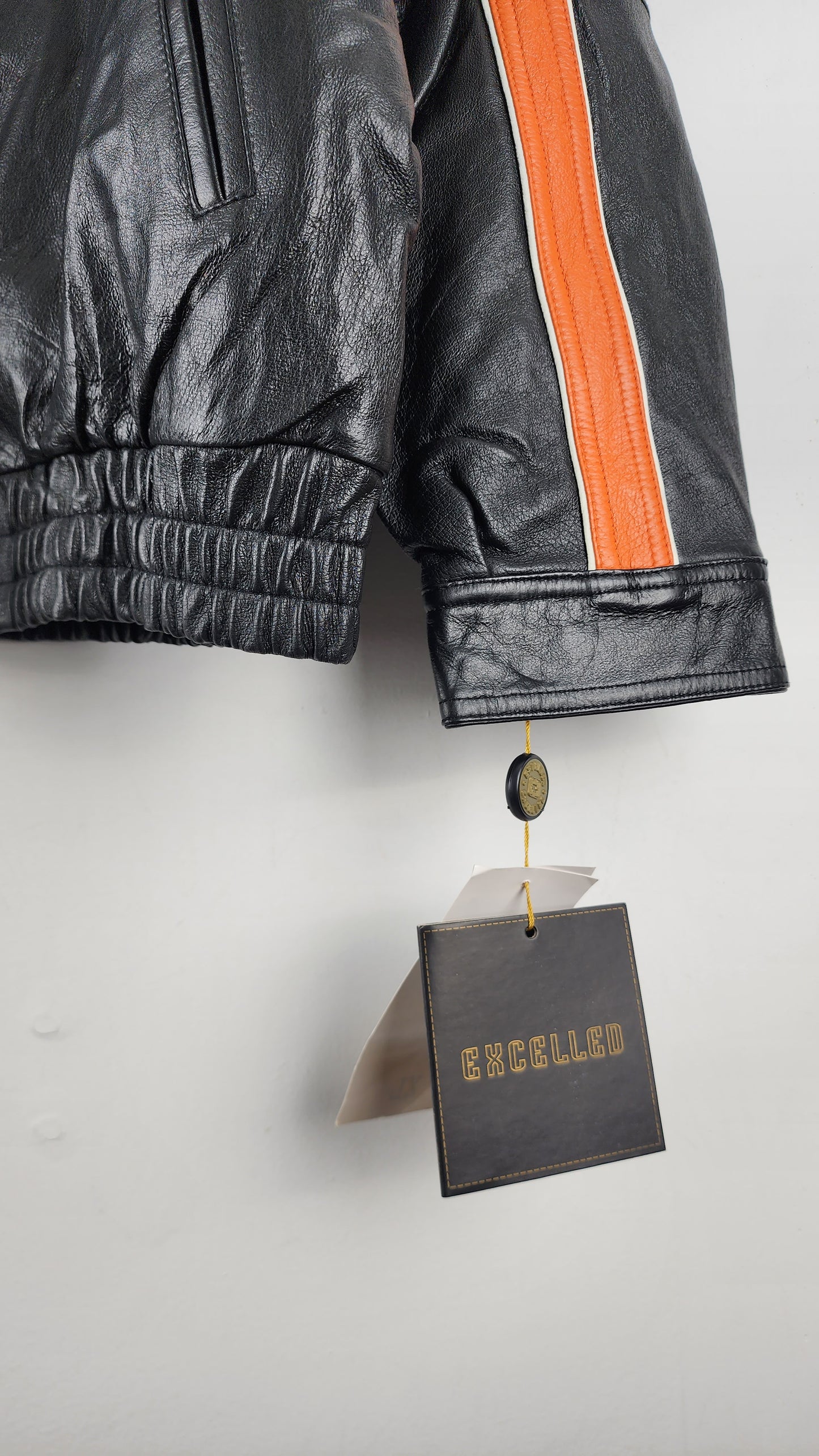 Vintage Excelled Home Depot Leather Nascar Jacket