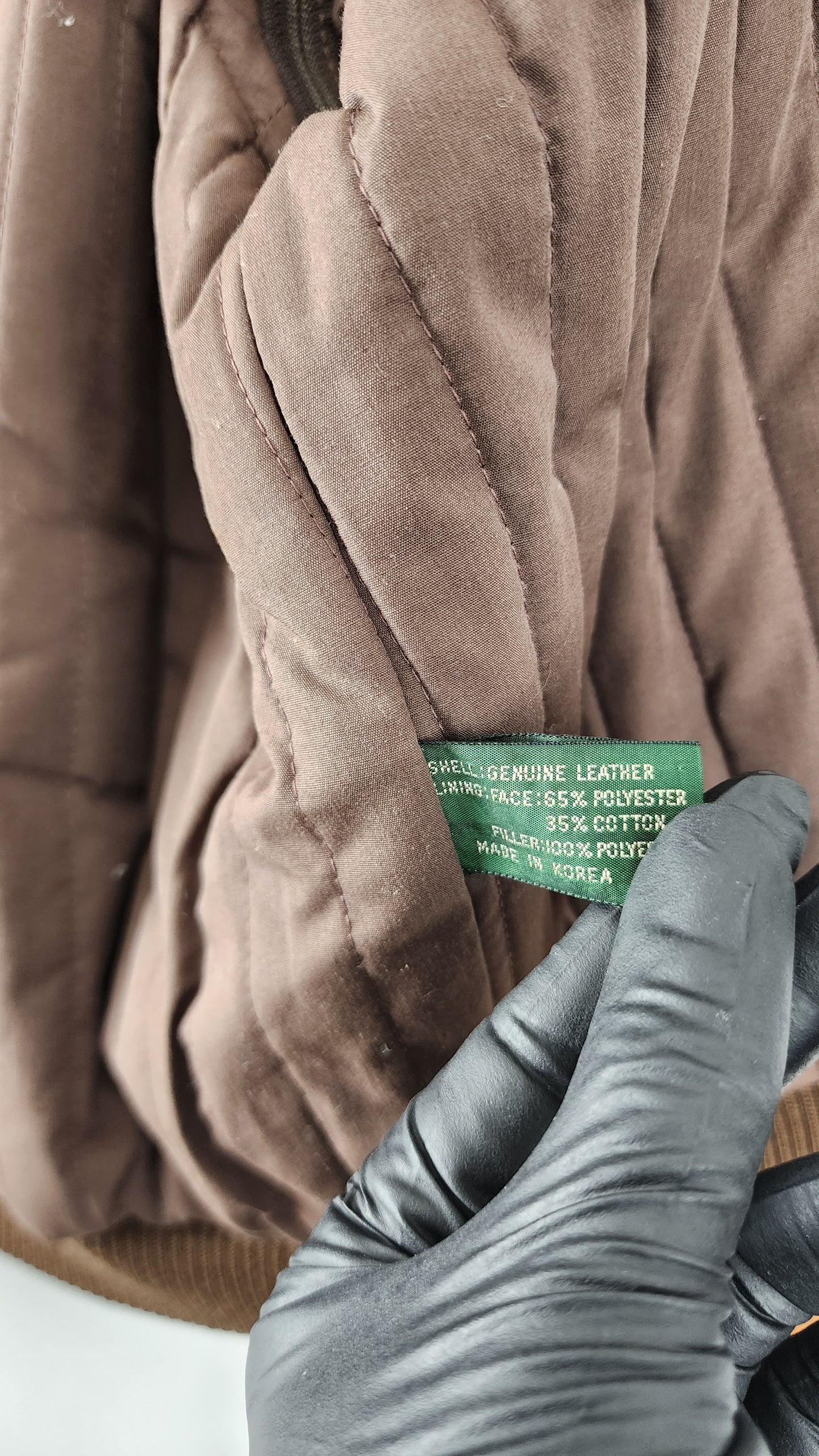 90s Etienne Brown Vintage Leather Jacket