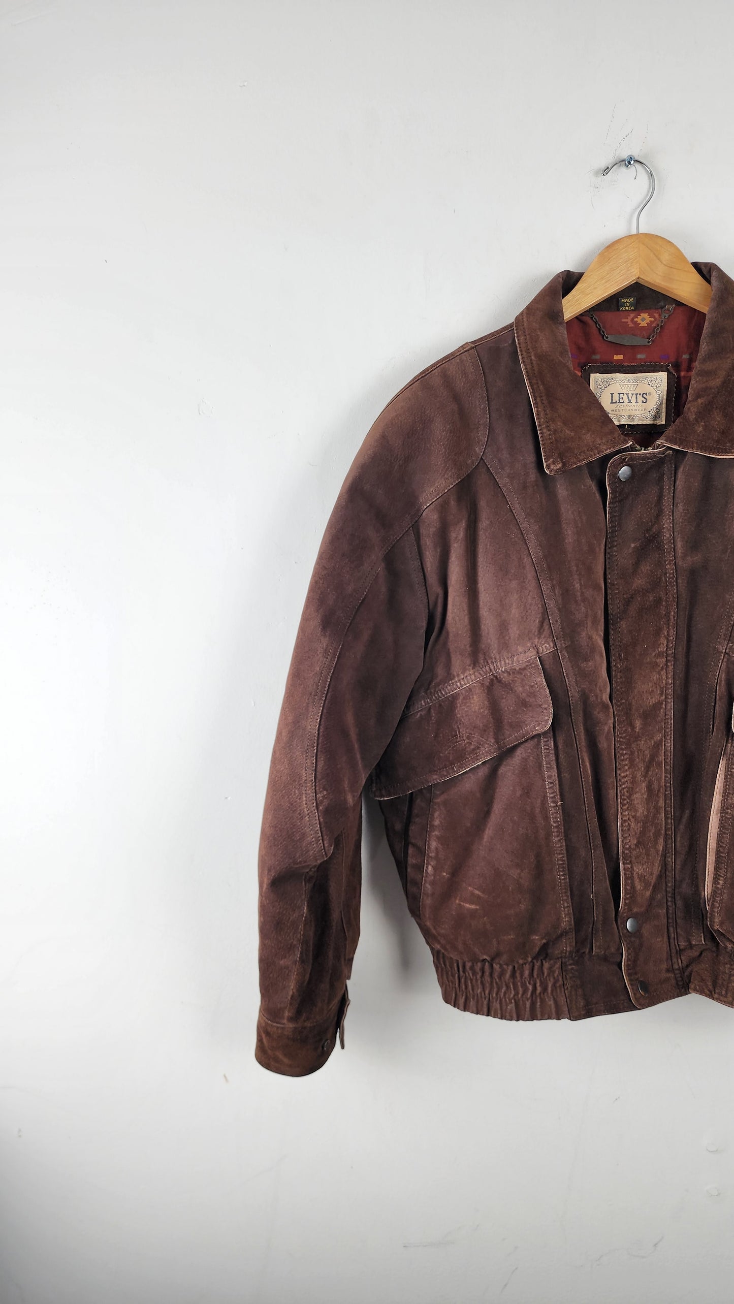 90s Levi's Leather Jacket