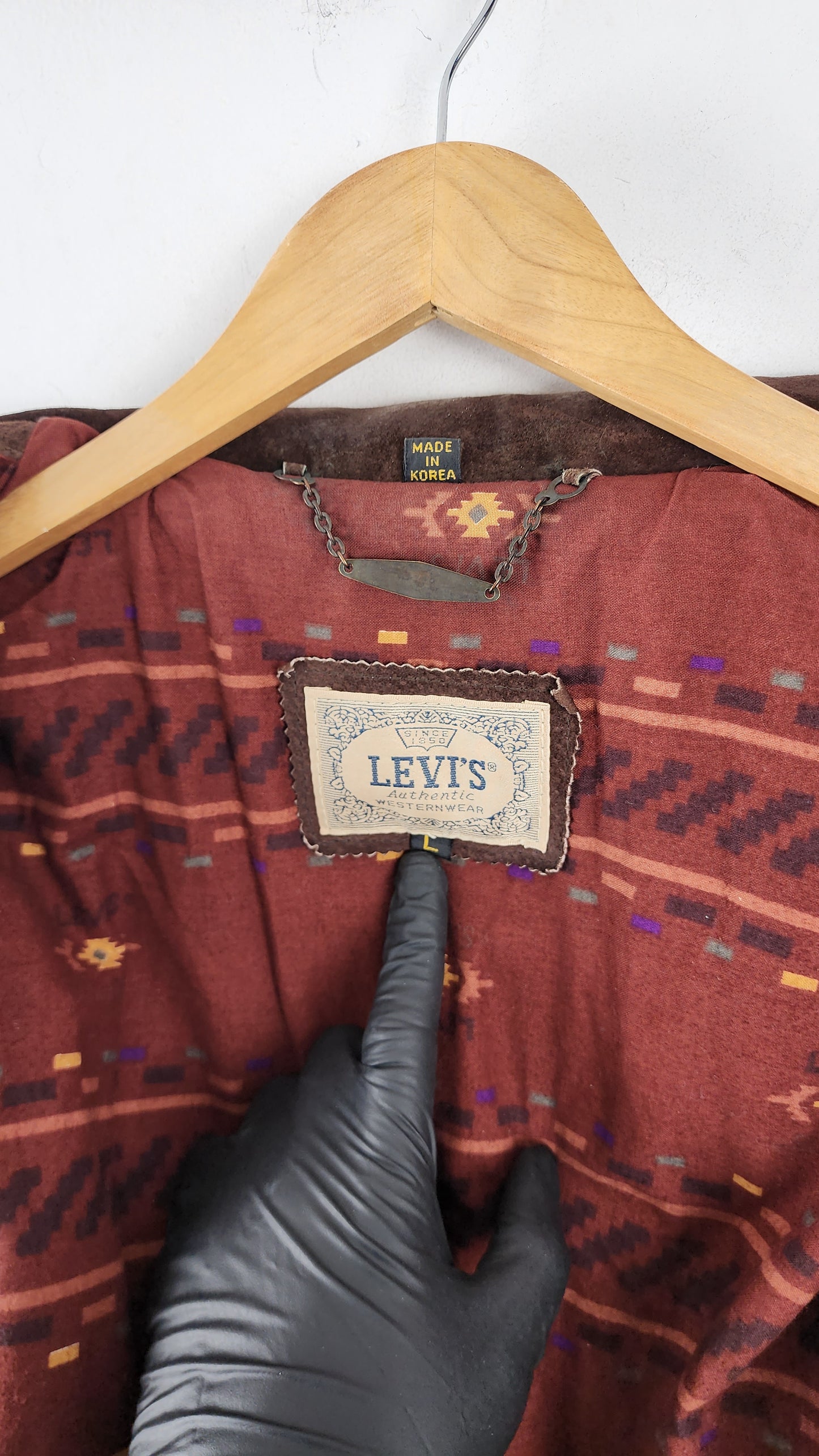 90s Levi's Leather Jacket