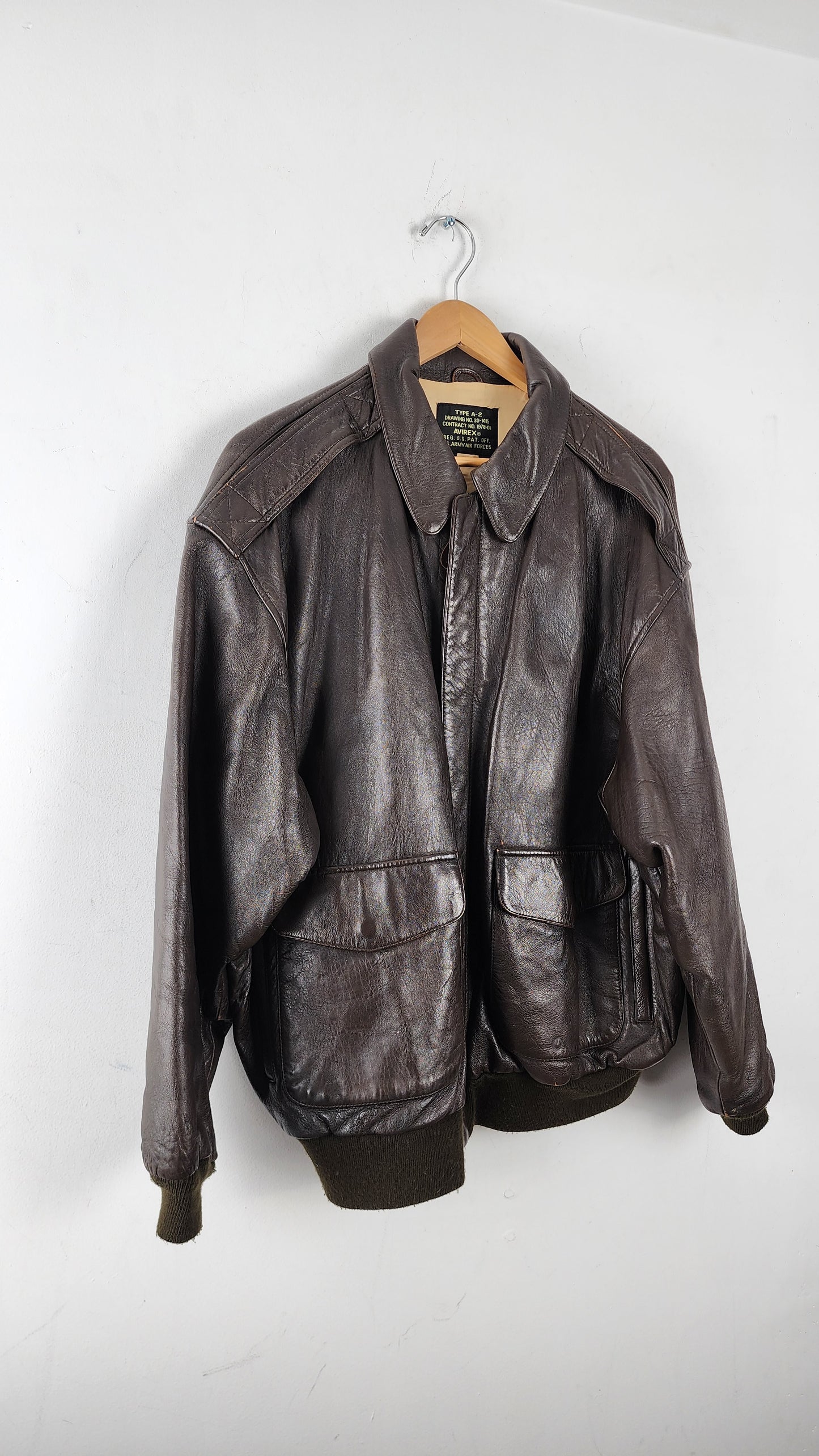 Vintage Avirex Type A-2 Leather Jacket