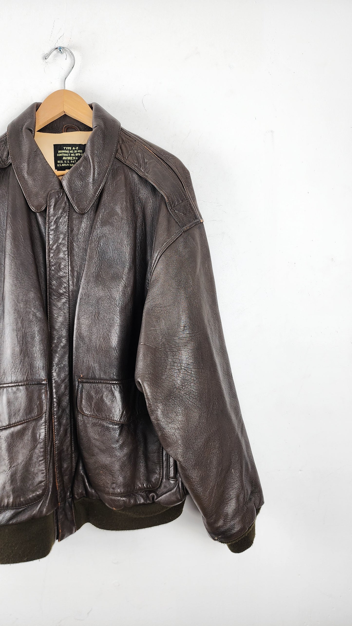 Vintage Avirex Type A-2 Leather Jacket