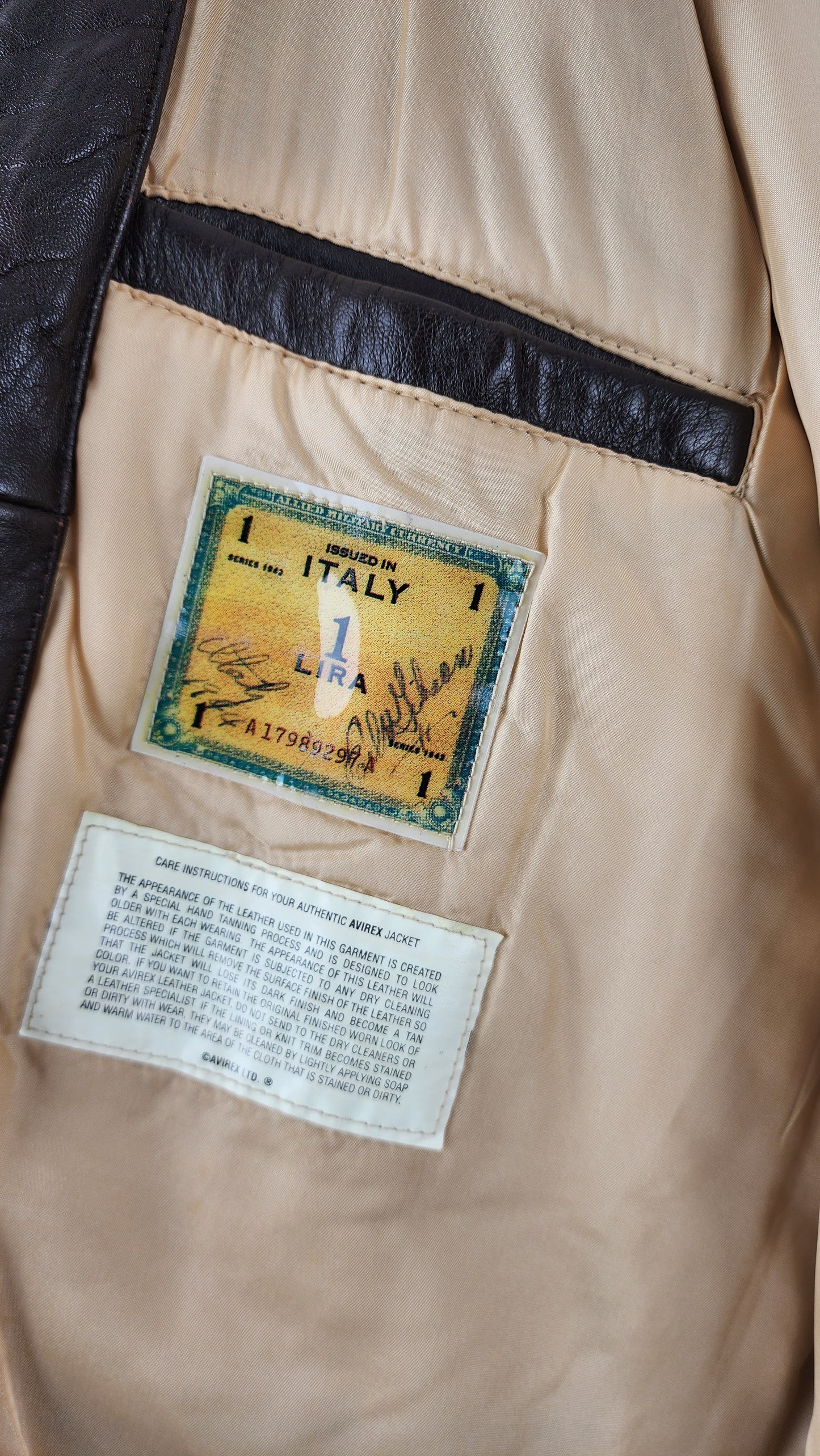 Vintage Avirex Type A-2 Leather Jacket