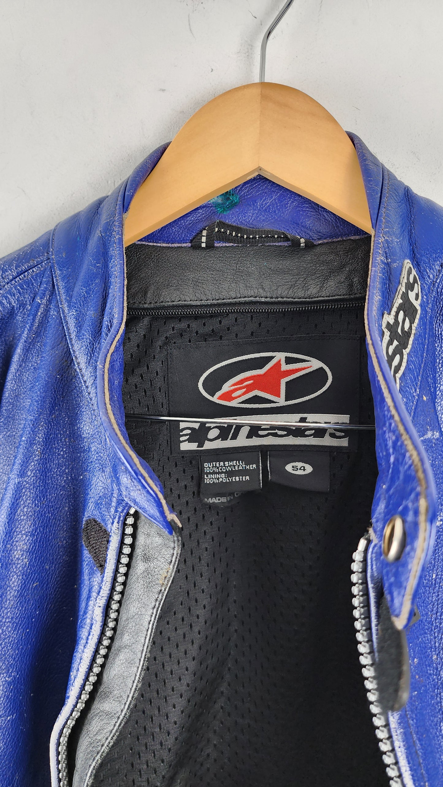 Vintage Alpinestars Leather Motorcycle Jacket