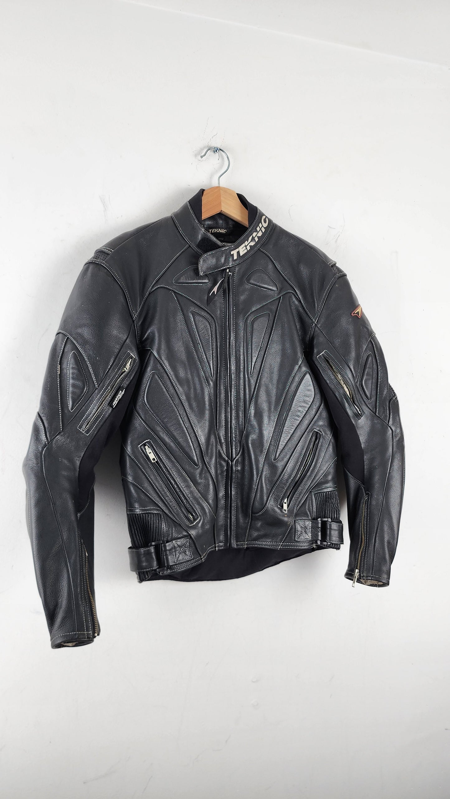 Super Rare Teknic Leather Moto Jacket