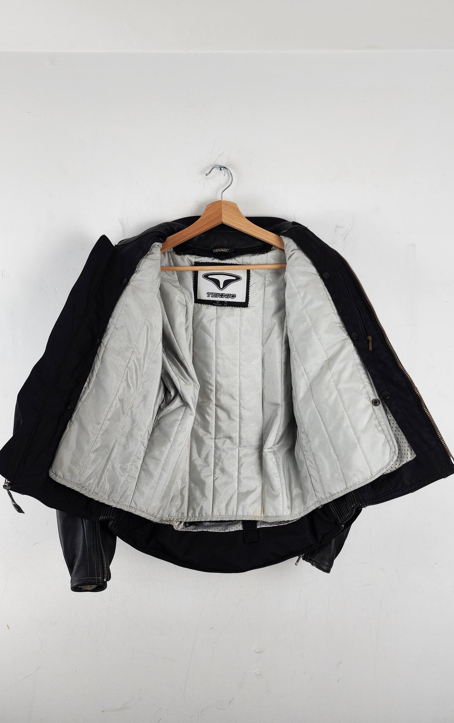 Super Rare Teknic Leather Moto Jacket
