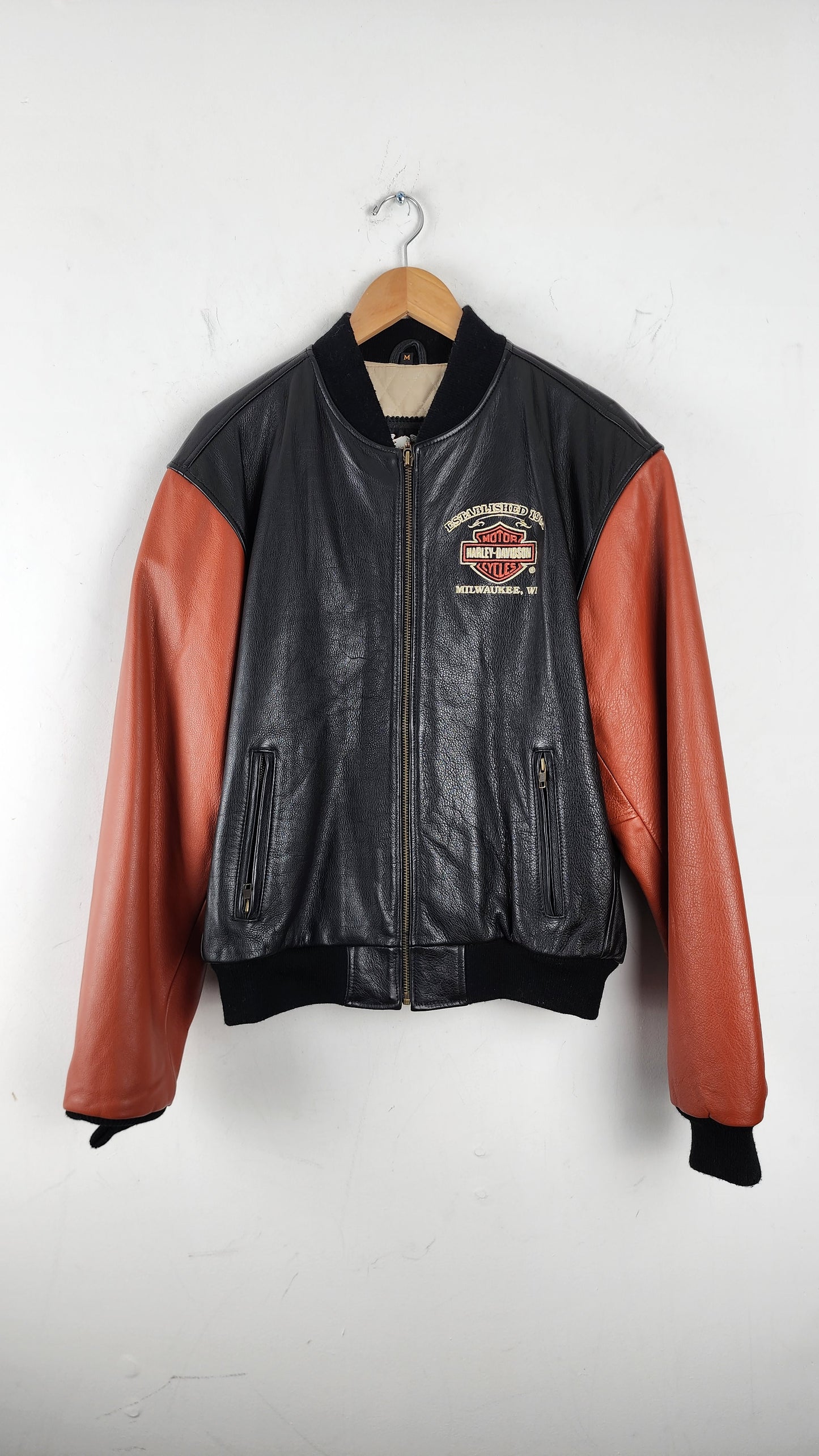 Vintage Harley Davidson Leather Jacket