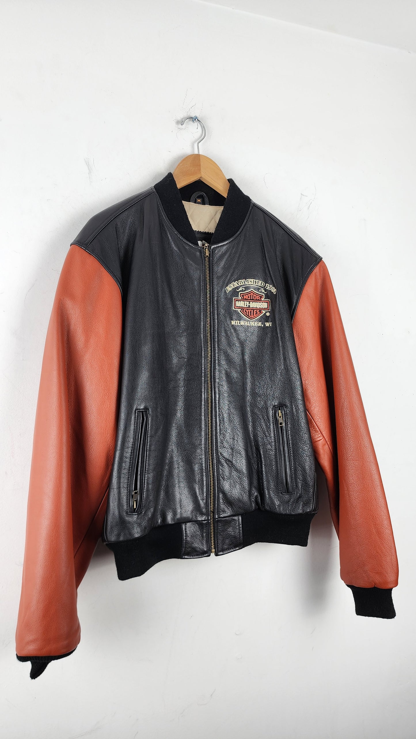 Vintage Harley Davidson Leather Jacket