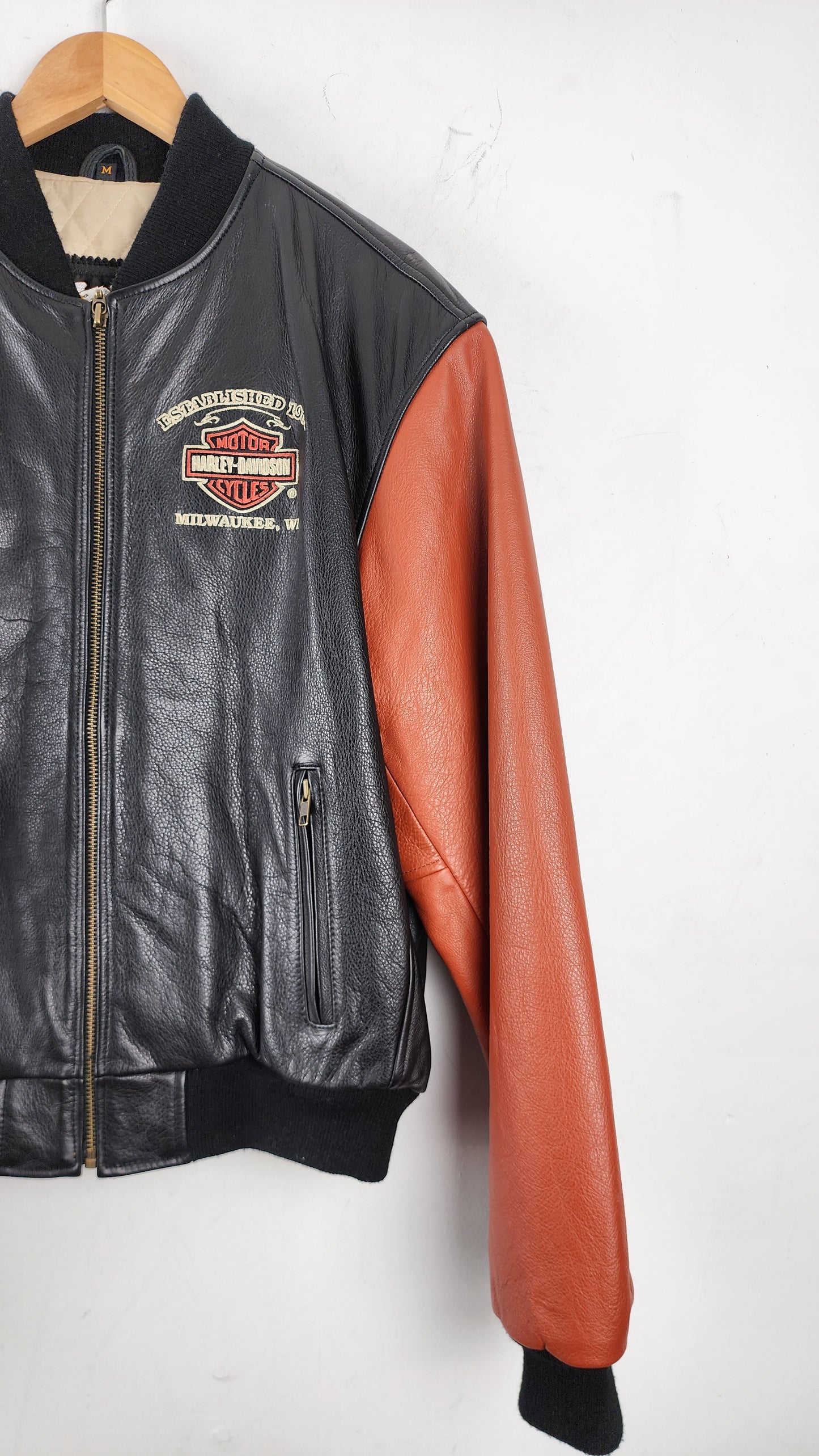 Vintage Harley Davidson Leather Jacket