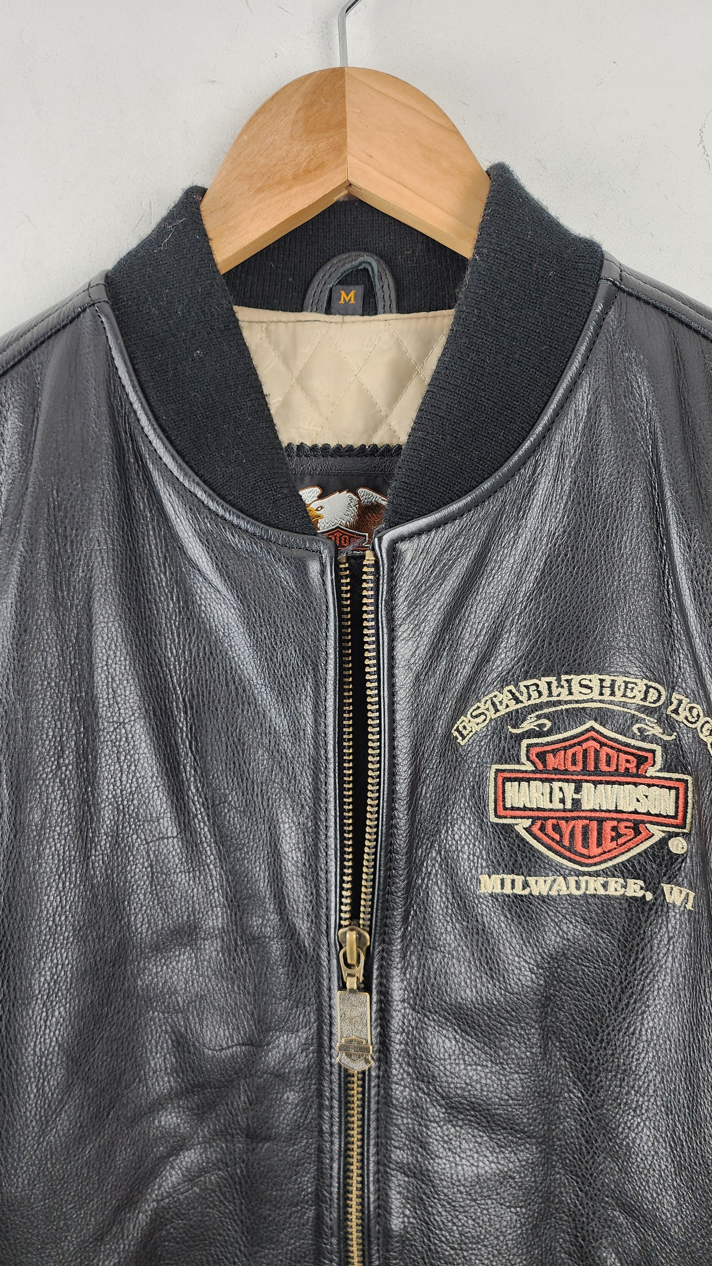 Vintage Harley Davidson Leather Jacket