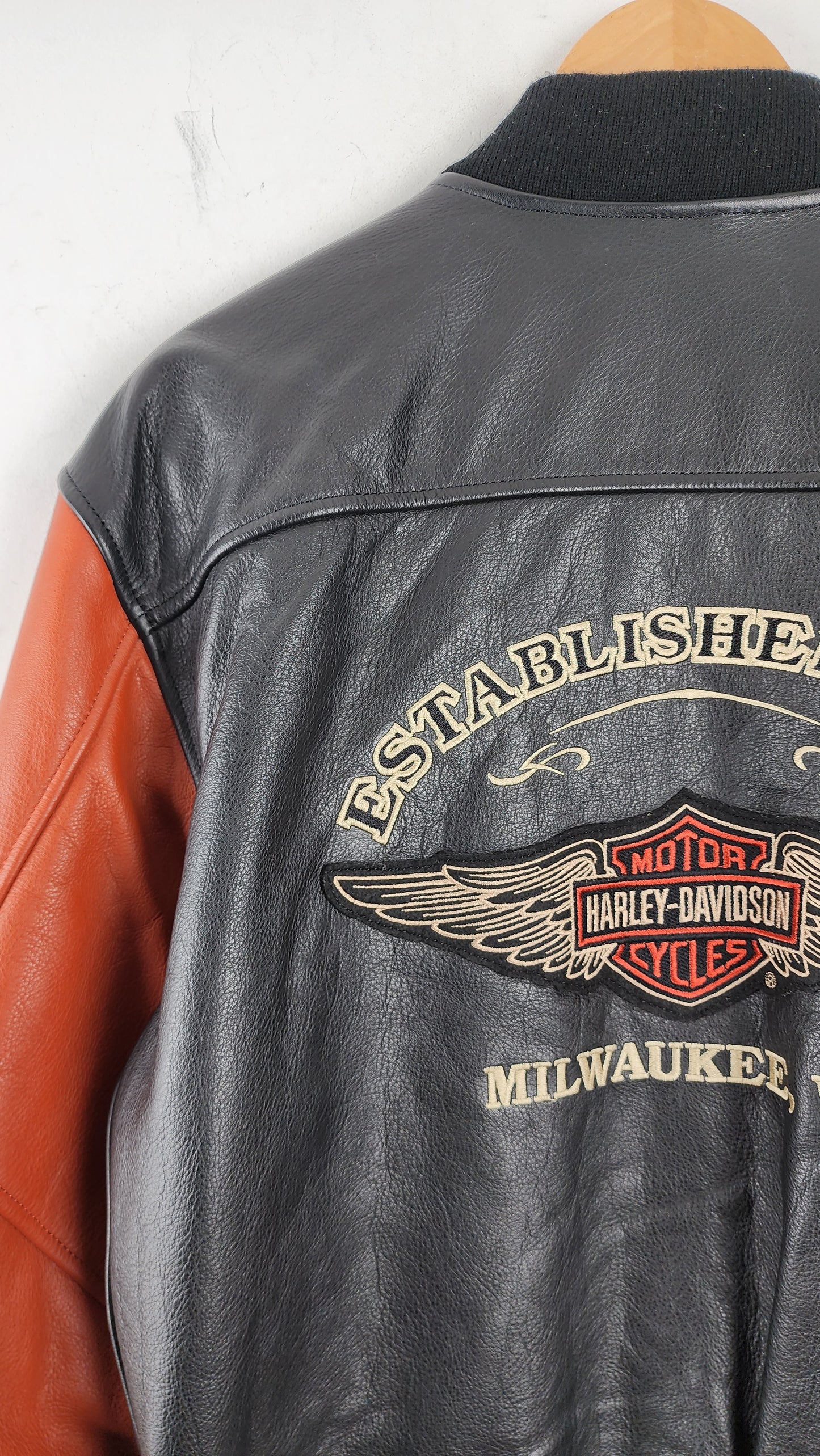 Vintage Harley Davidson Leather Jacket
