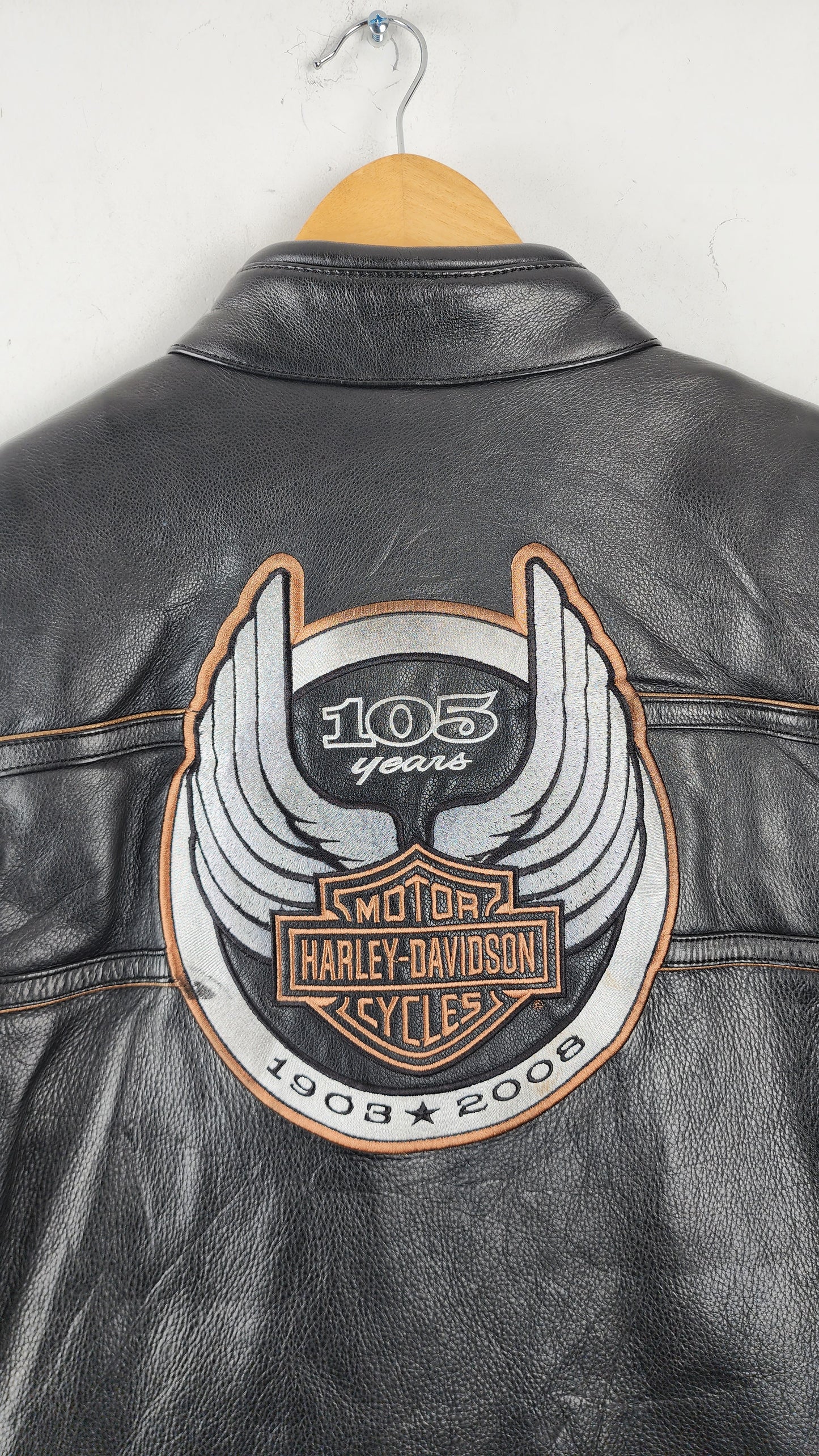 Vintage 105 Years Anniversary Harley Davidson Jacket