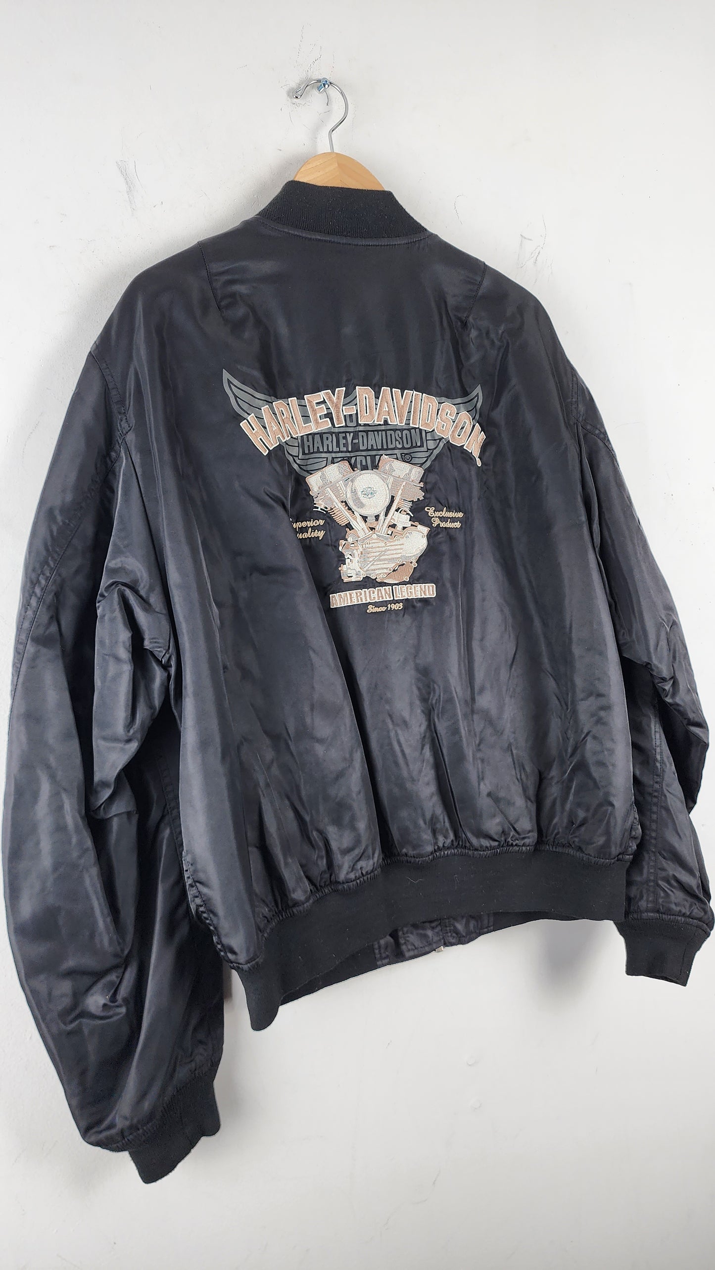 Vintage Harley Davidson Bomber Jacket