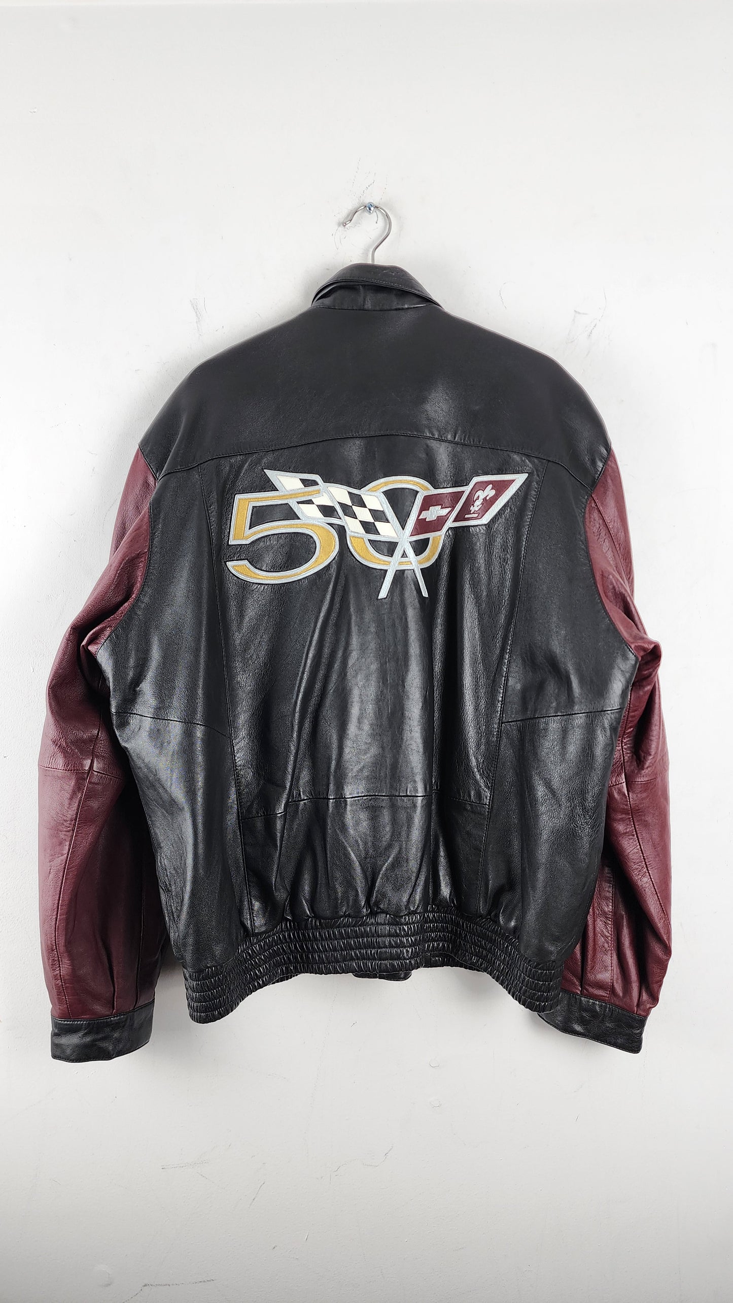 Vintage Corvette Leather Jacket