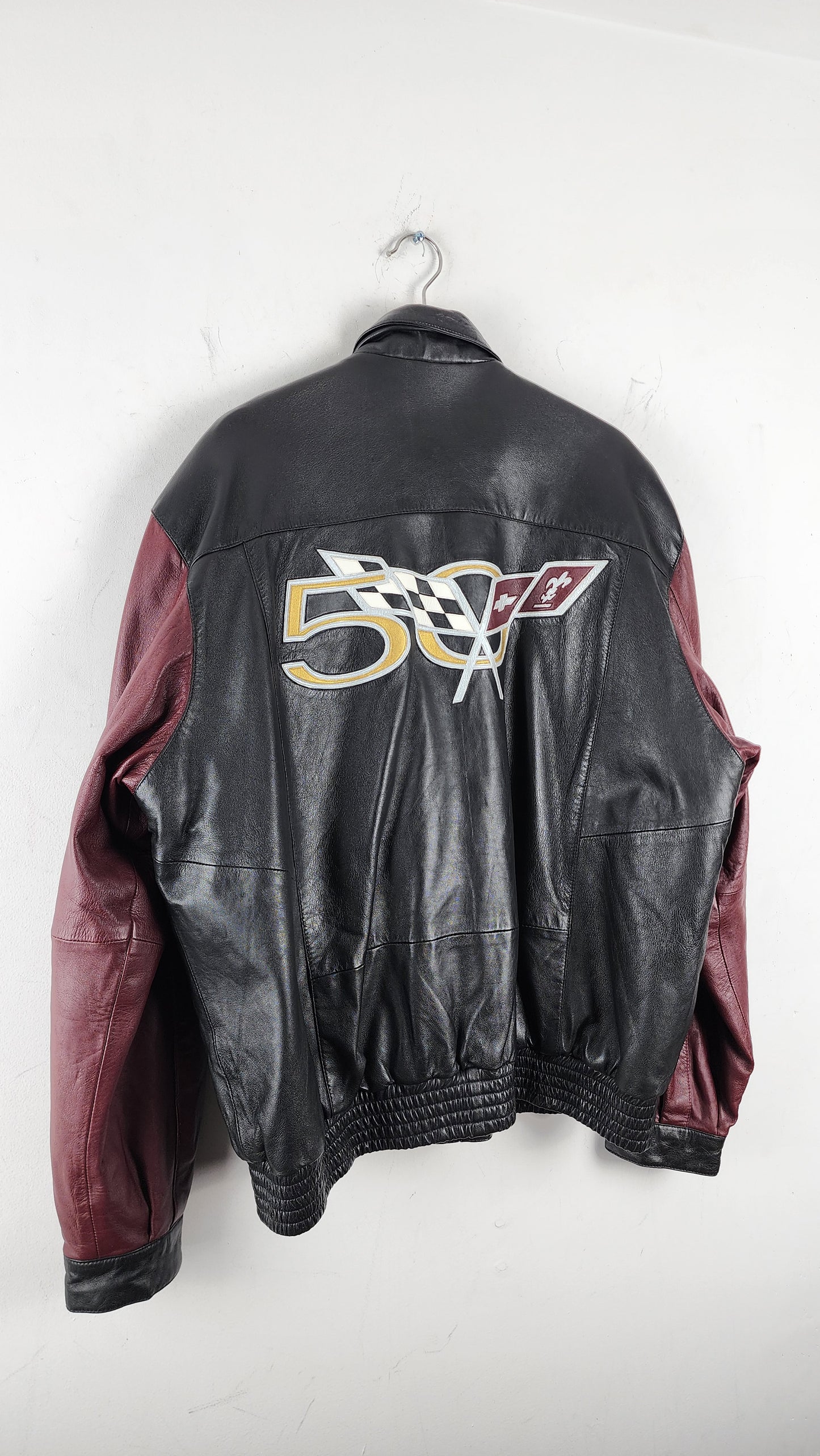 Vintage Corvette Leather Jacket