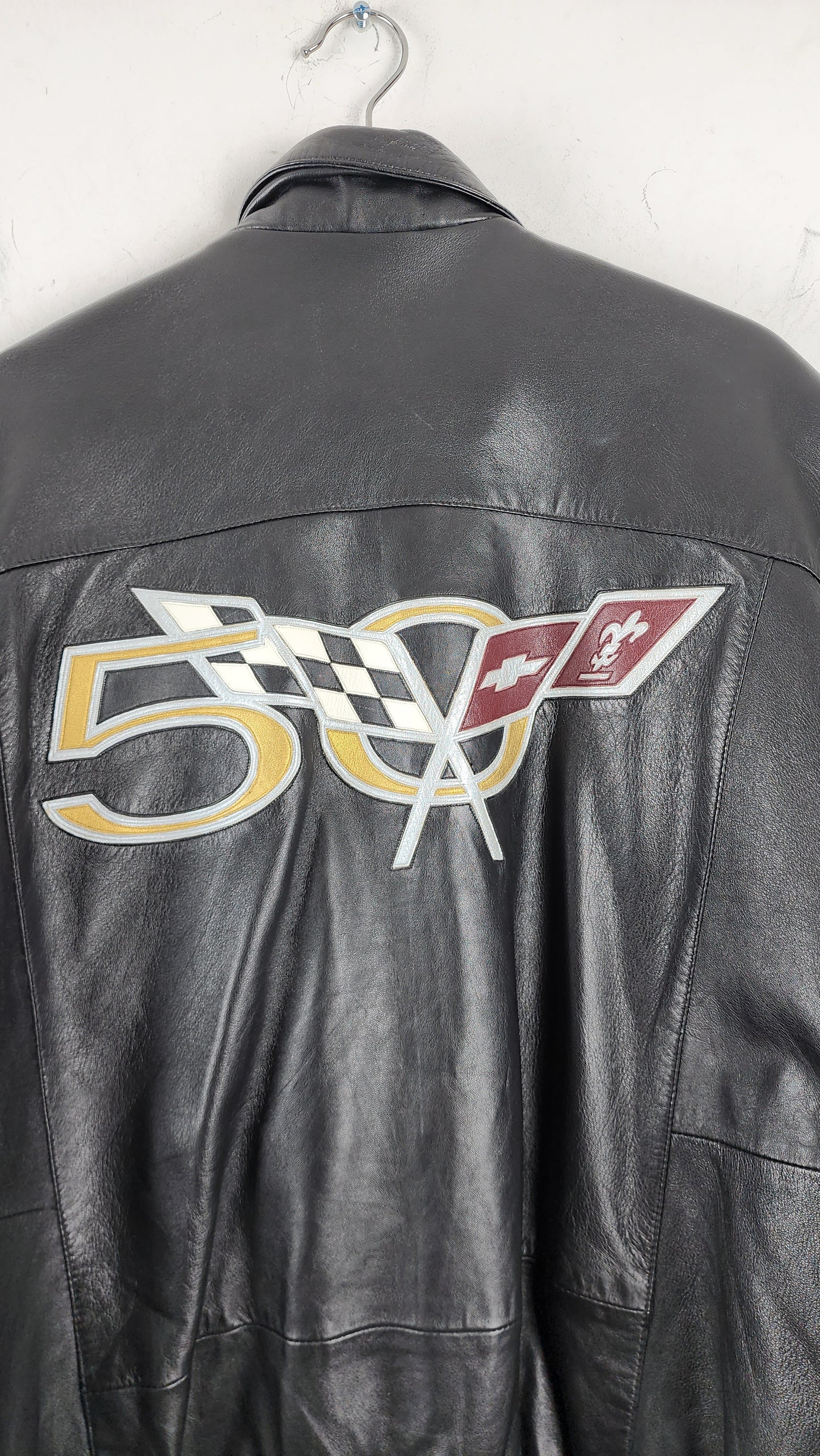 Vintage Corvette Leather Jacket