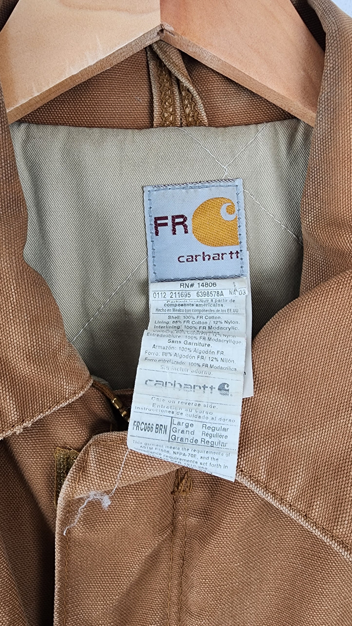 90s Parka Style FR Carhartt Jacket