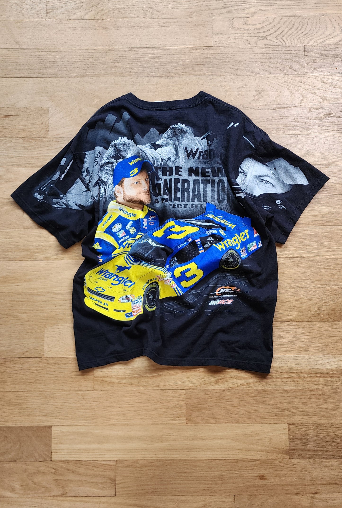 Vintage All Over Print Nascar Tshirt
