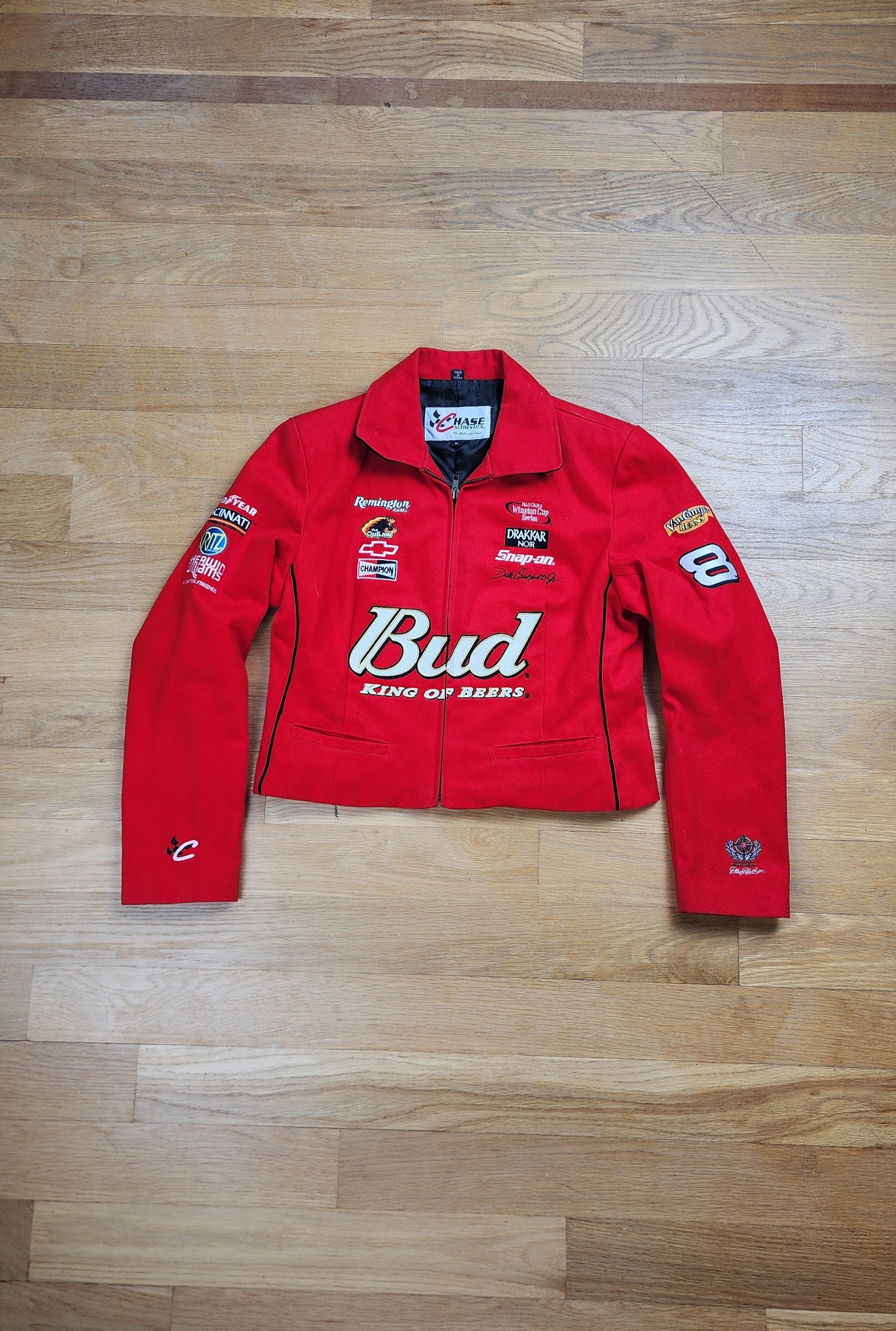 Womens Crop Budweiser Jacket
