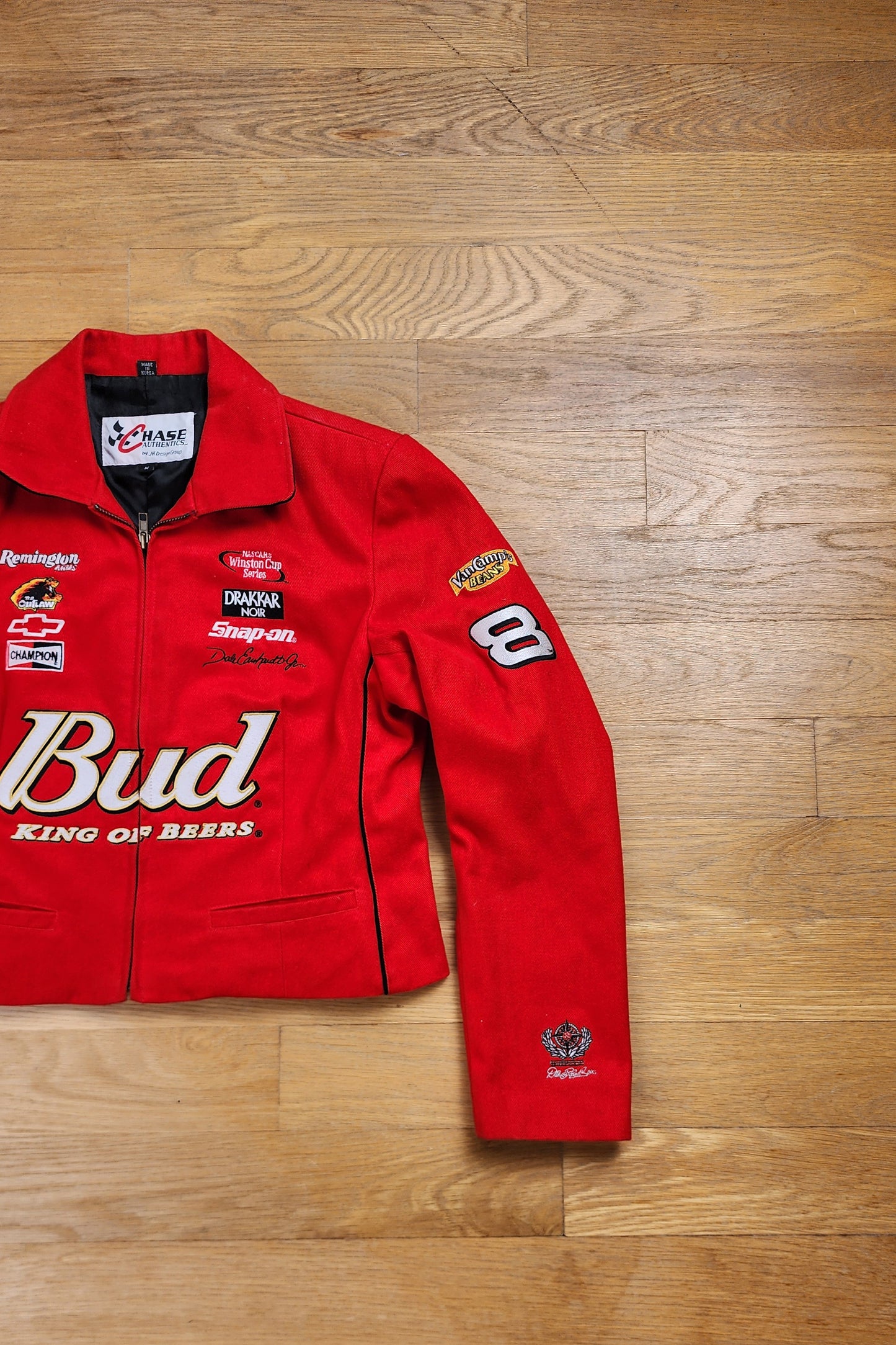 Womens Crop Budweiser Jacket