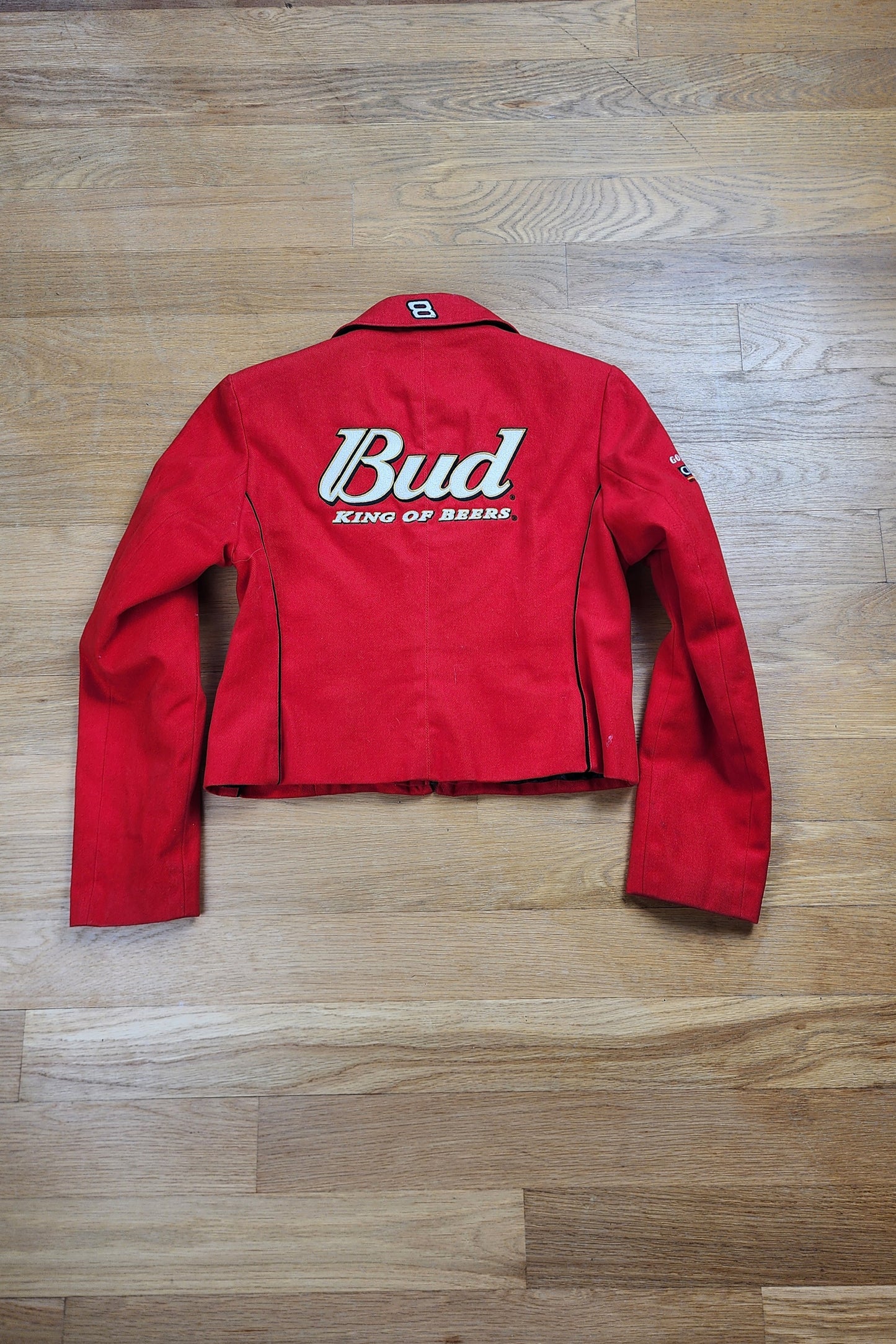 Womens Crop Budweiser Jacket