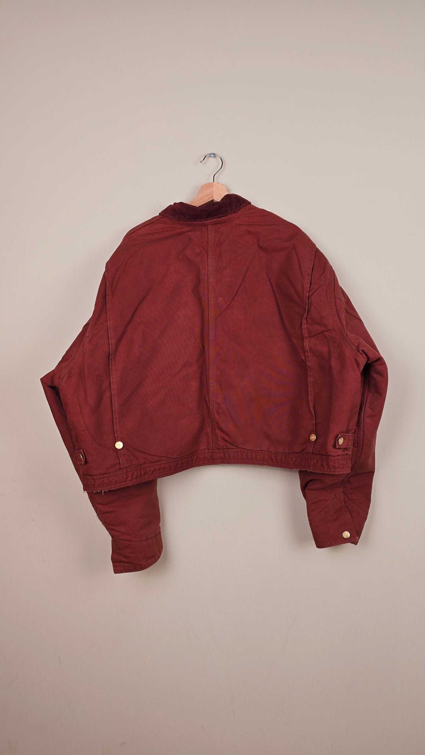 Vintage Carhartt X NY Yankees Cropped Jacket | Chocolate - Size 2xL (018)