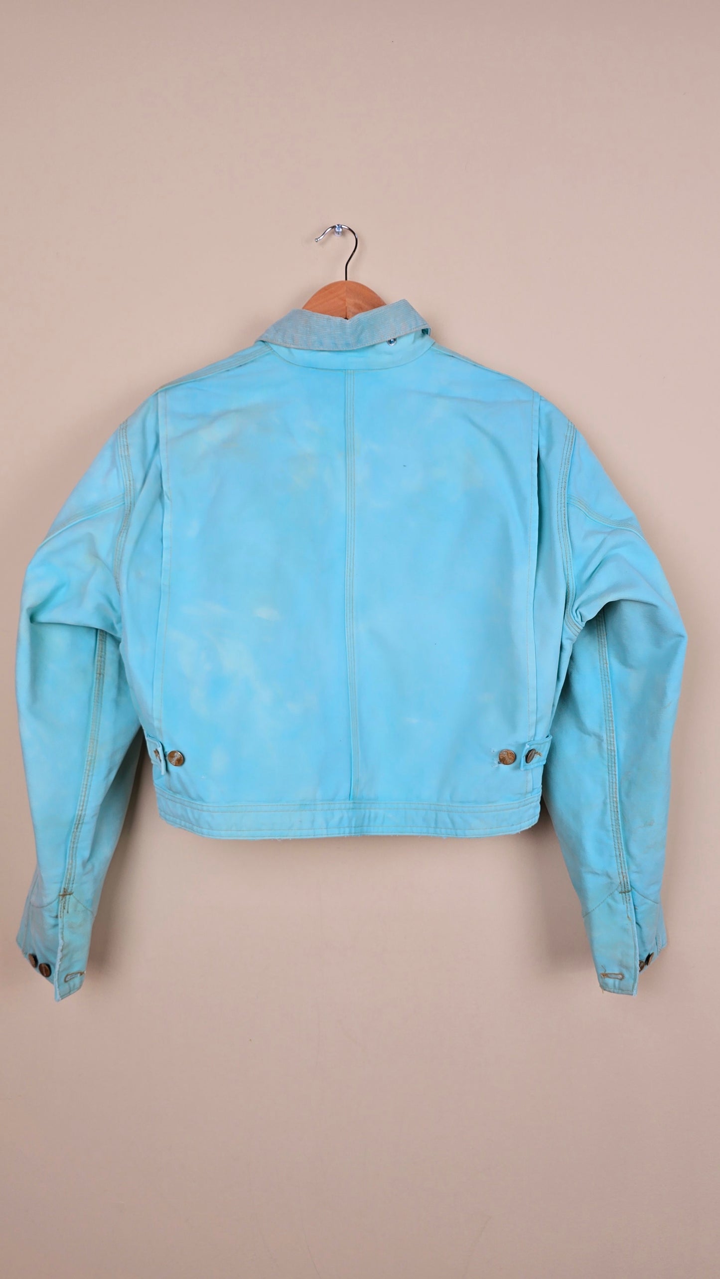 Vintage Carhartt X NY Yankees Cropped Jacket | Blue - Size M (019)