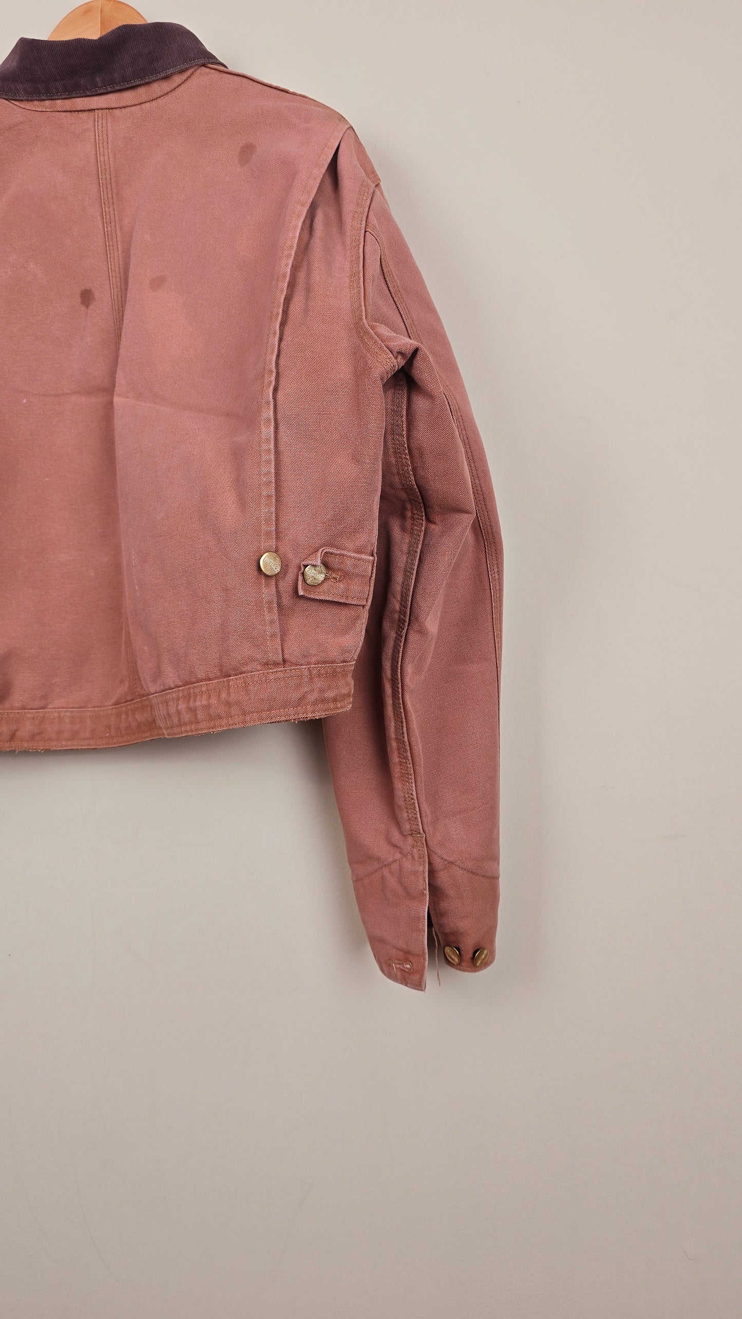 Vintage Carhartt X NY Yankees Cropped Jacket | BroWN - Size L (053)