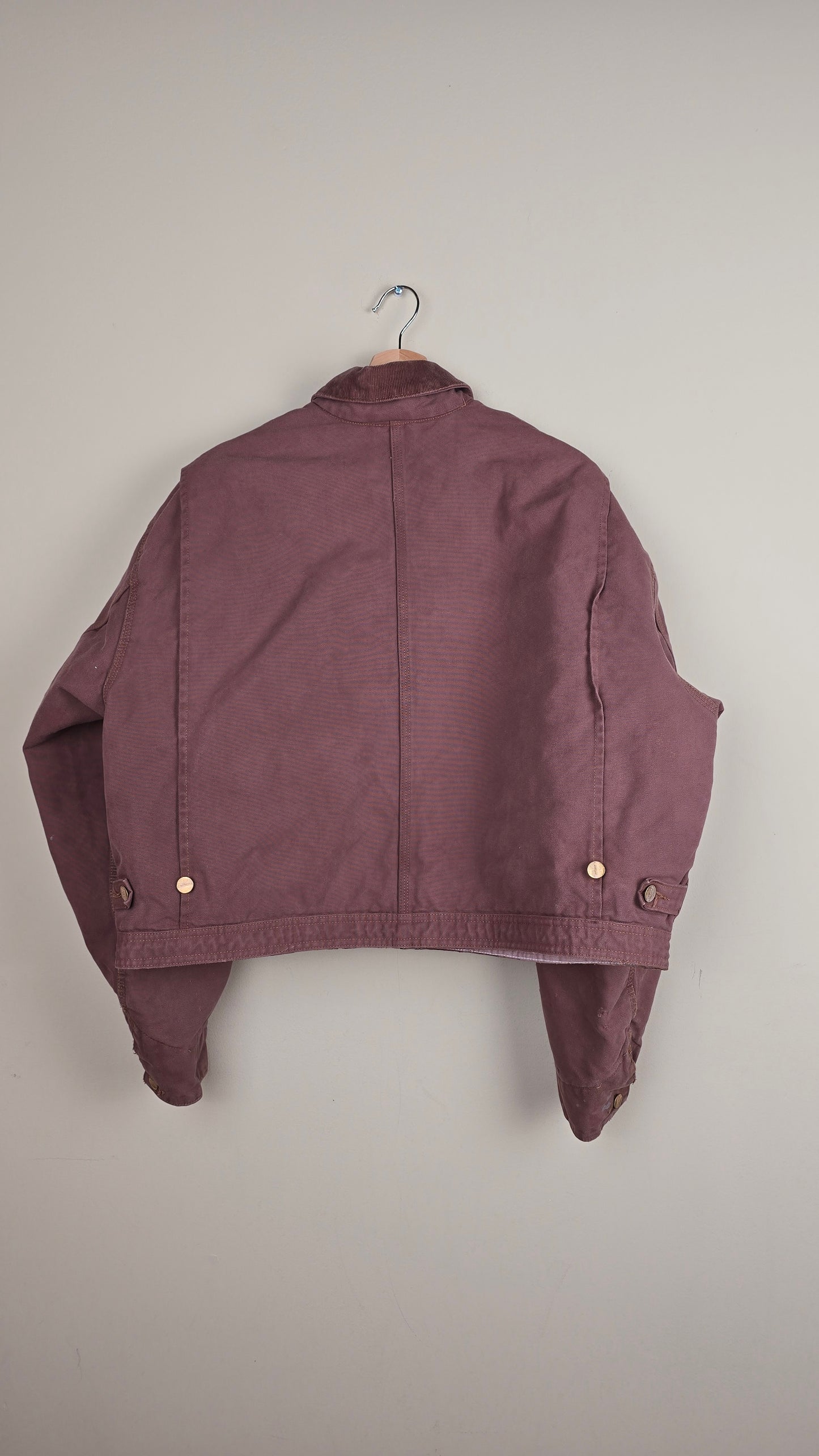 Vintage Carhartt X NY Yankees Cropped Jacket | Brown - Size xL (086)