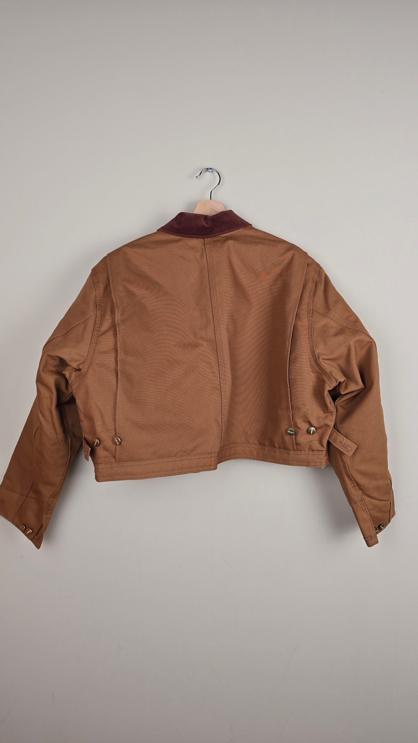 Vintage Carhartt X NY Yankees Cropped Jacket | Brown - Size L (089)