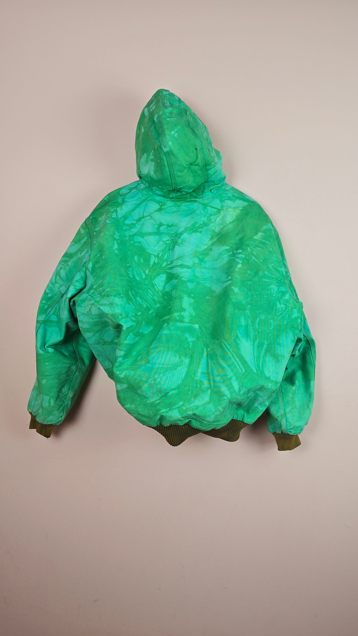 Vintage Camo Carhartt x NY Hoodie Jacket | Camo Green | XL | 001