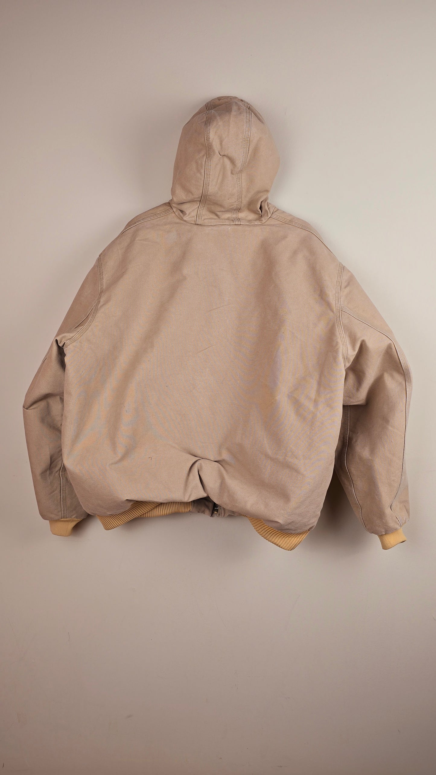 Vintage Carhartt x NY Hoodie Jacket | Beige | 3XL | 002
