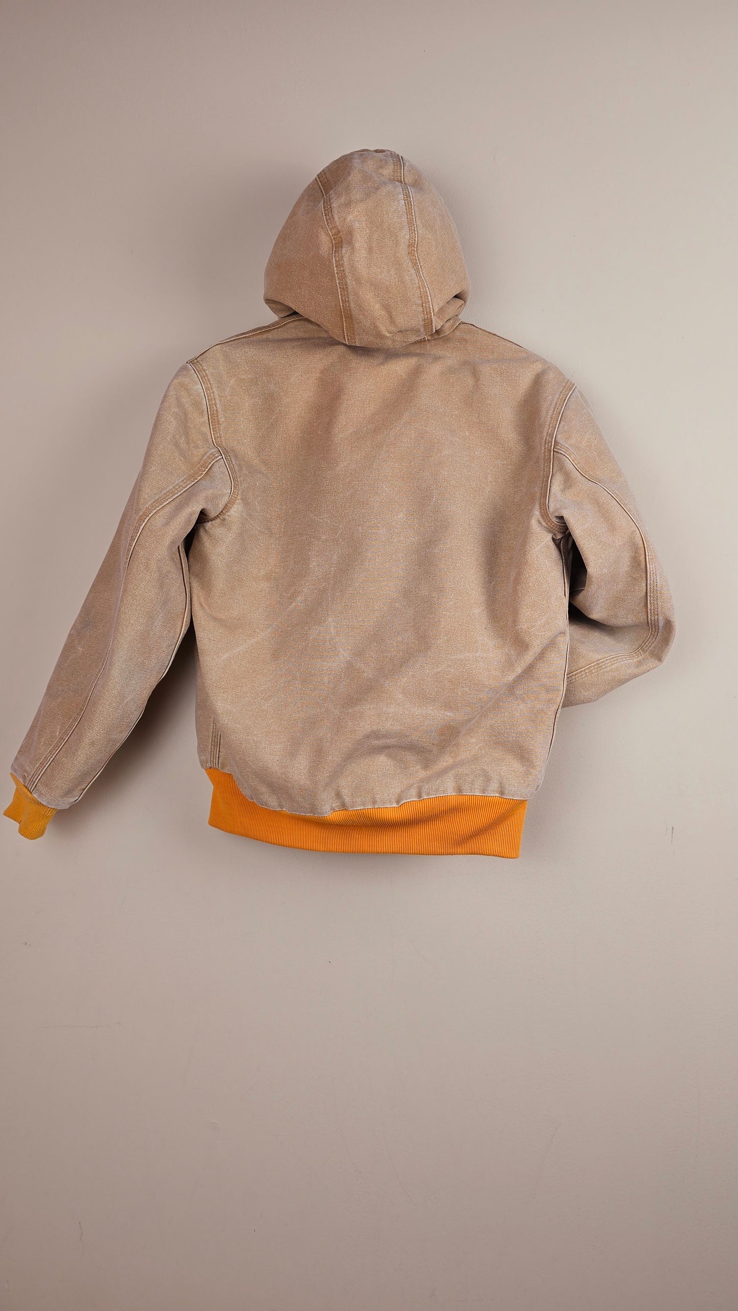 Vintage Carhartt x NY Hoodie Jacket | Beige | Women's S | 005