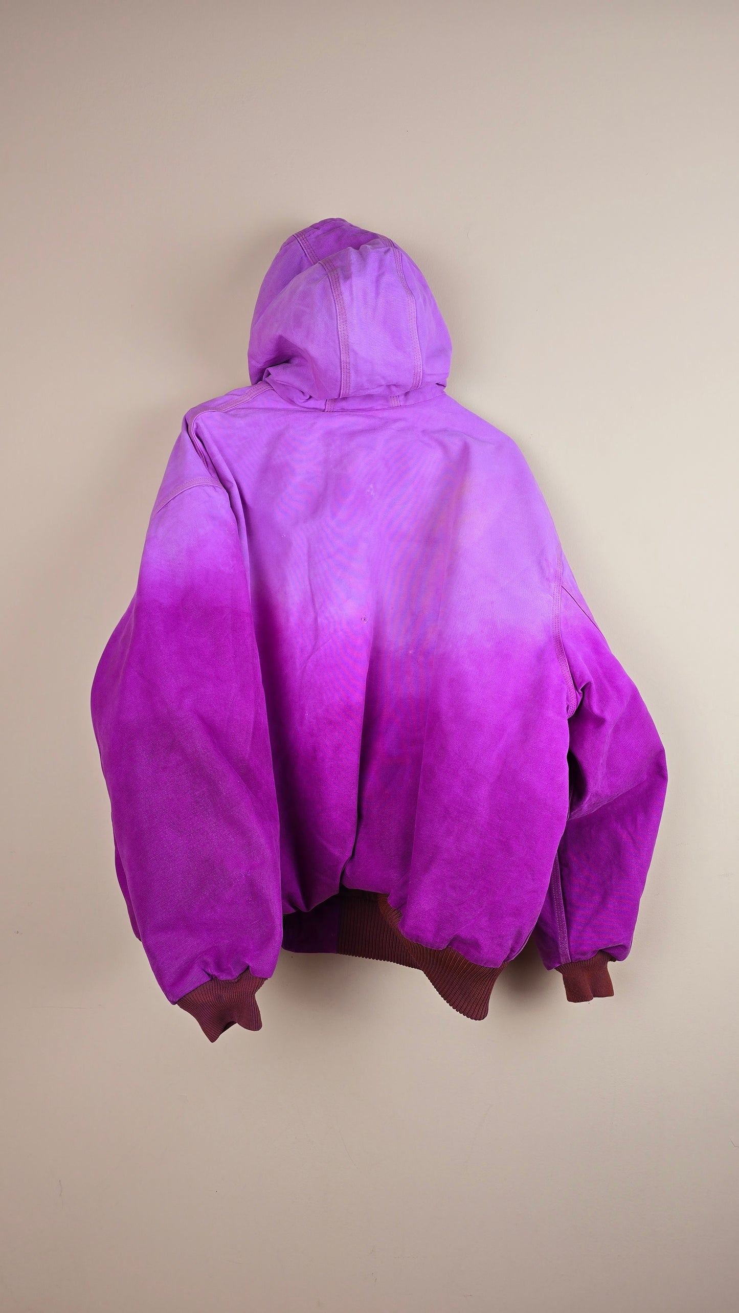 Vintage Carhartt x NY Hoodie Jacket | Ombre Purple | 2XL | 006