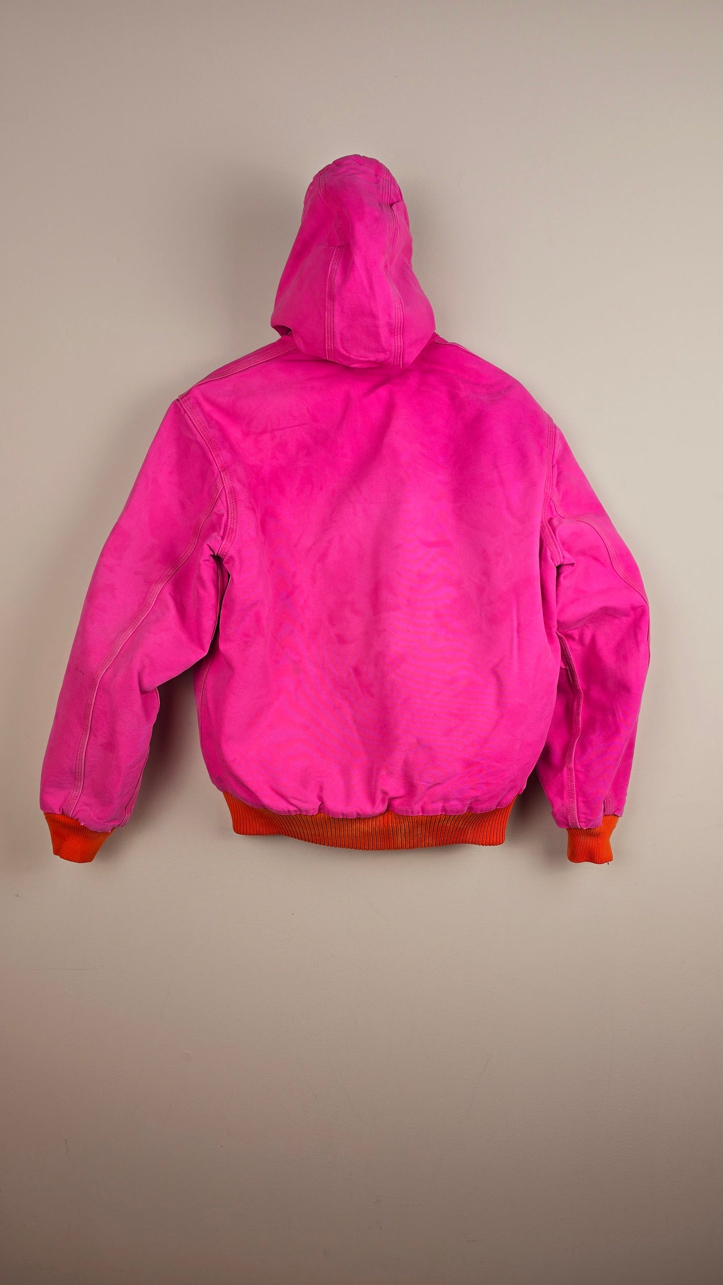 Vintage Carhartt x NY Hoodie Jacket | Pink | S | 024
