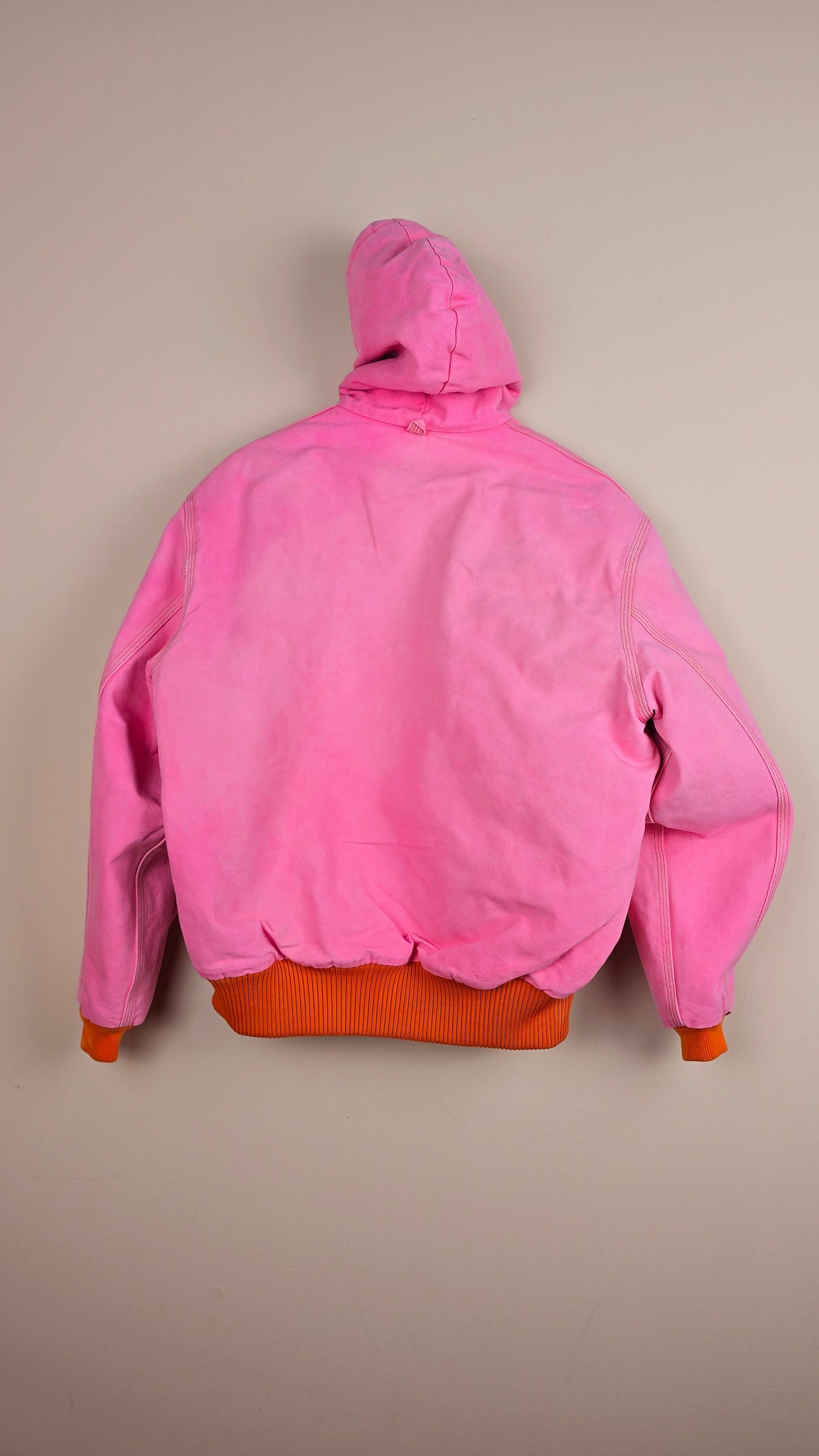 Vintage Carhartt x NY Hoodie Jacket | Pink | M | 033