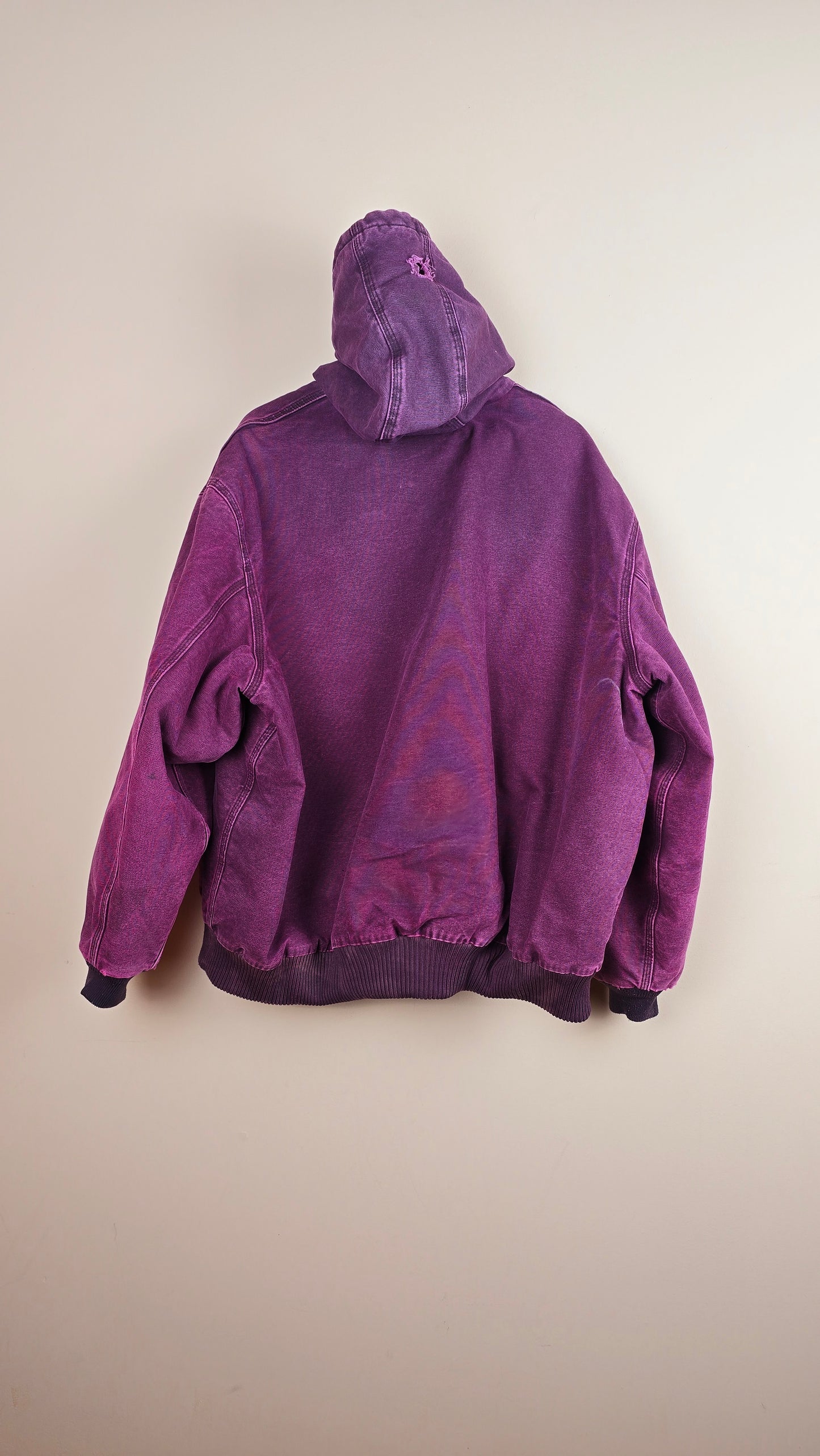Vintage Carhartt x NY Hoodie Jacket | Purple | 3XL | 071