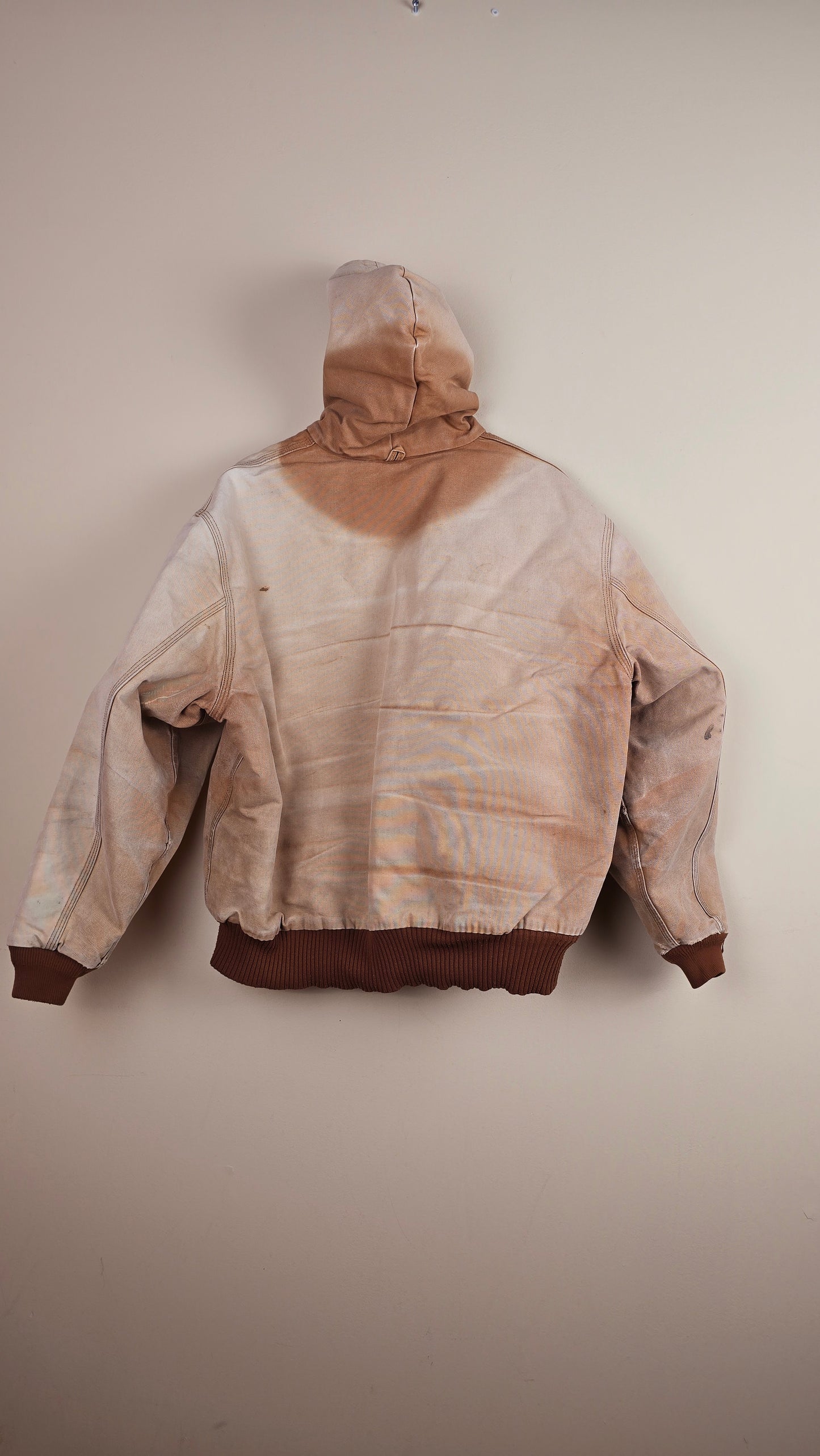 Vintage Carhartt x NY Hoodie Jacket | Brown | 2XL | 073