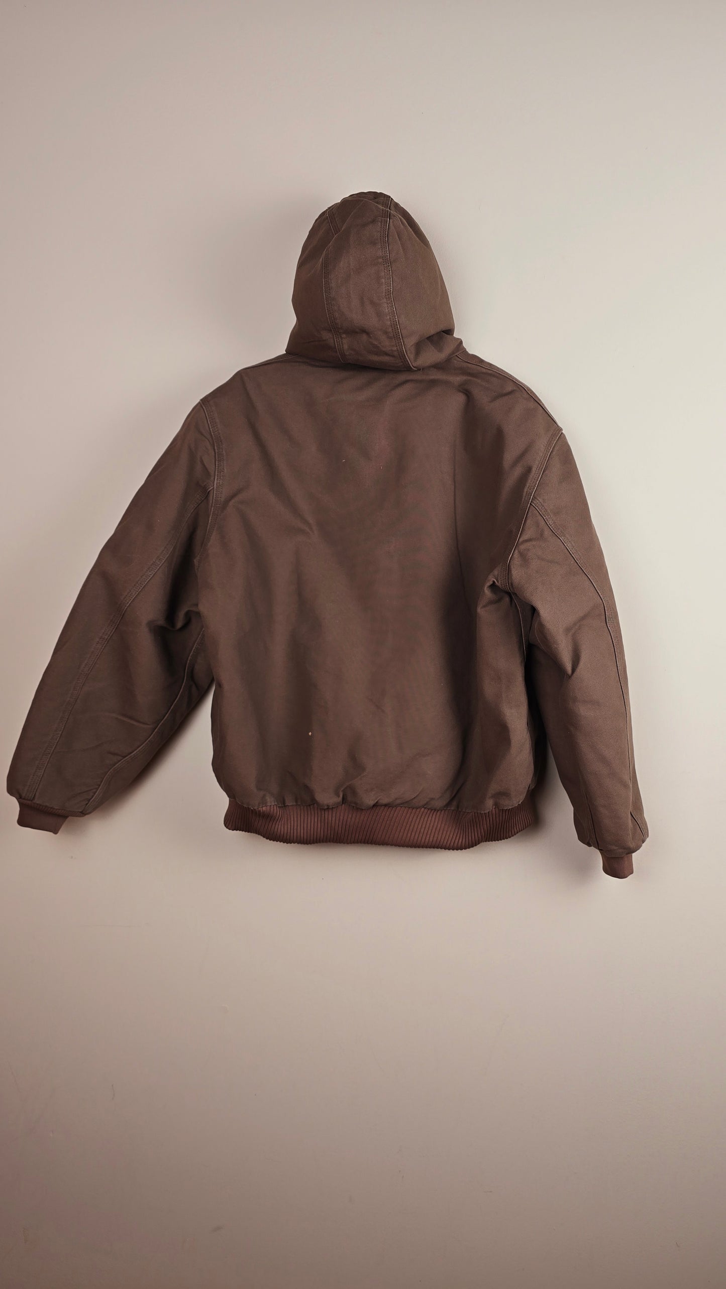 Vintage Carhartt x NY Hoodie Jacket | Brown | L | 074