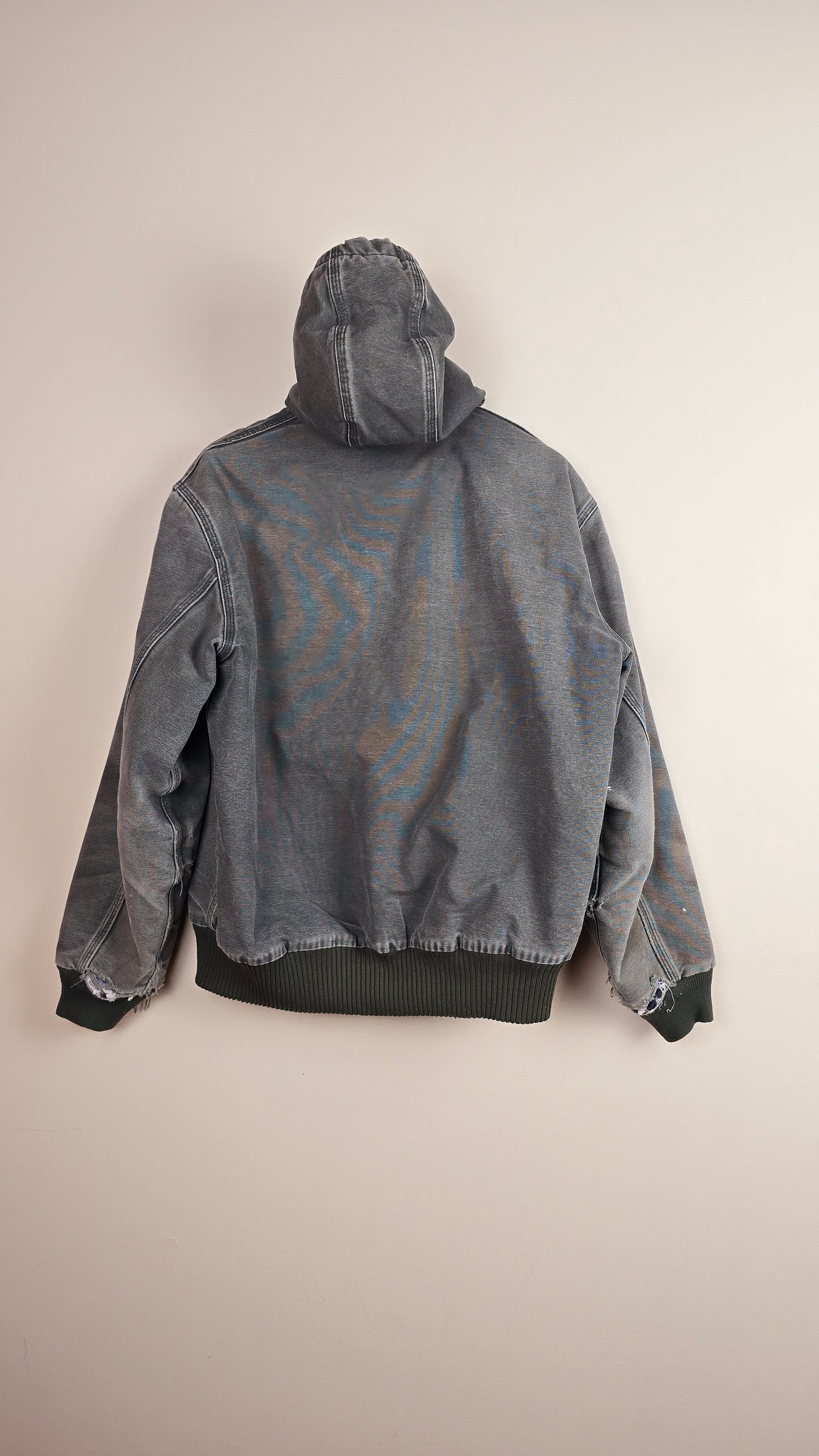 Vintage Carhartt x NY Hoodie Jacket | Army Green | M | 079