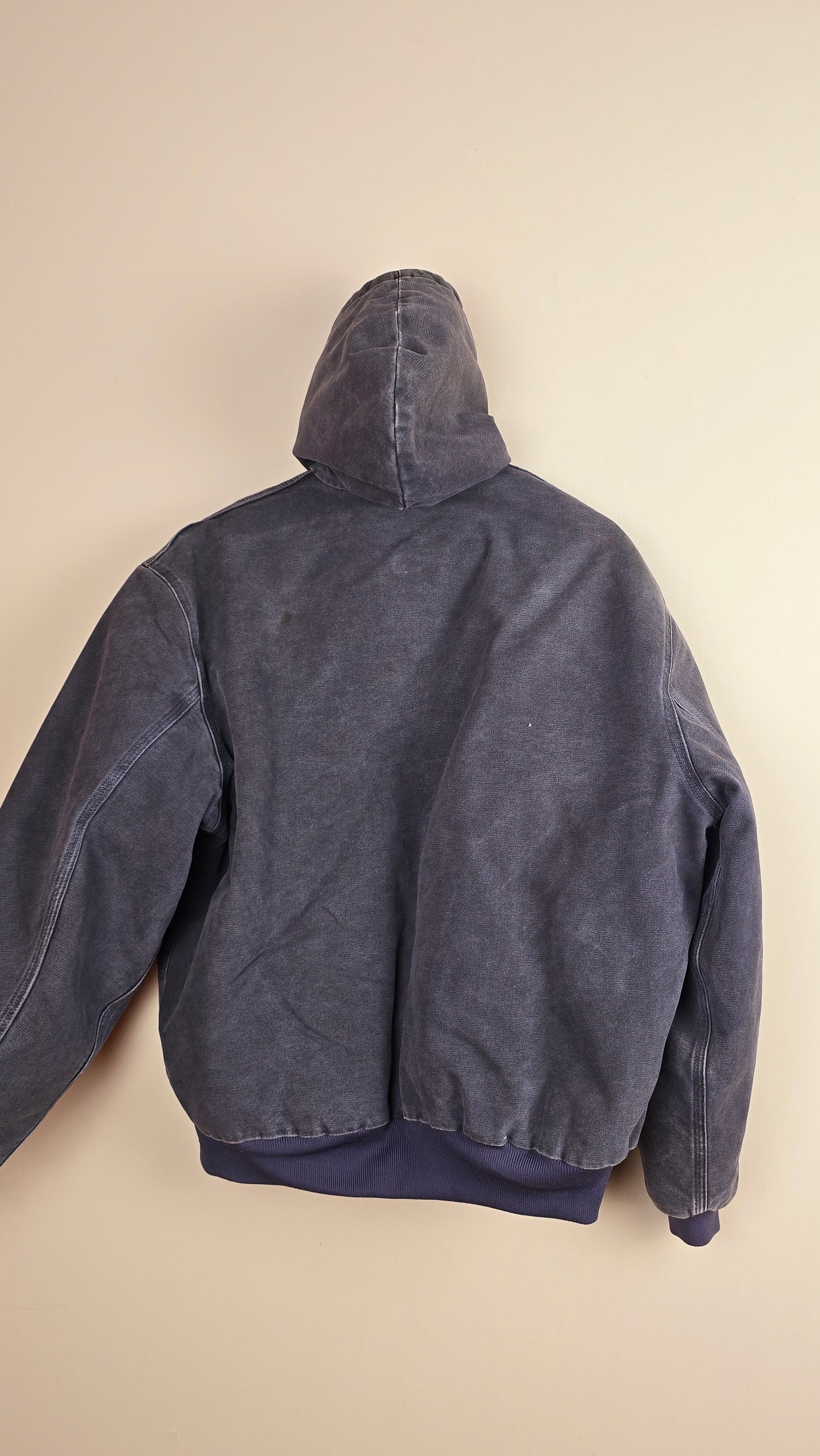 Vintage Carhartt x NY Hoodie Jacket | Grey | XL | 080