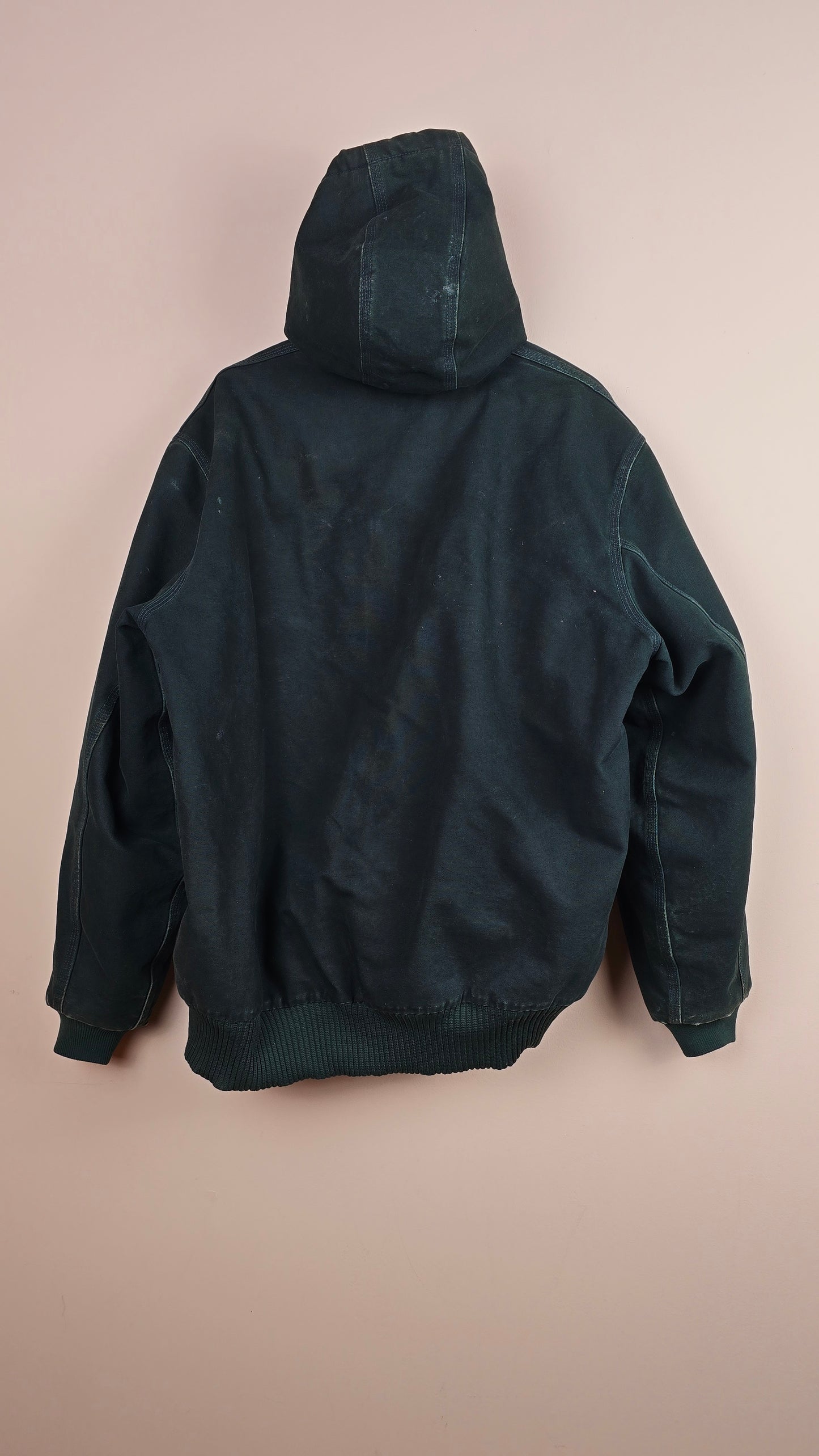 Vintage Carhartt x NY Hoodie Jacket | Forest Green | XL | 081