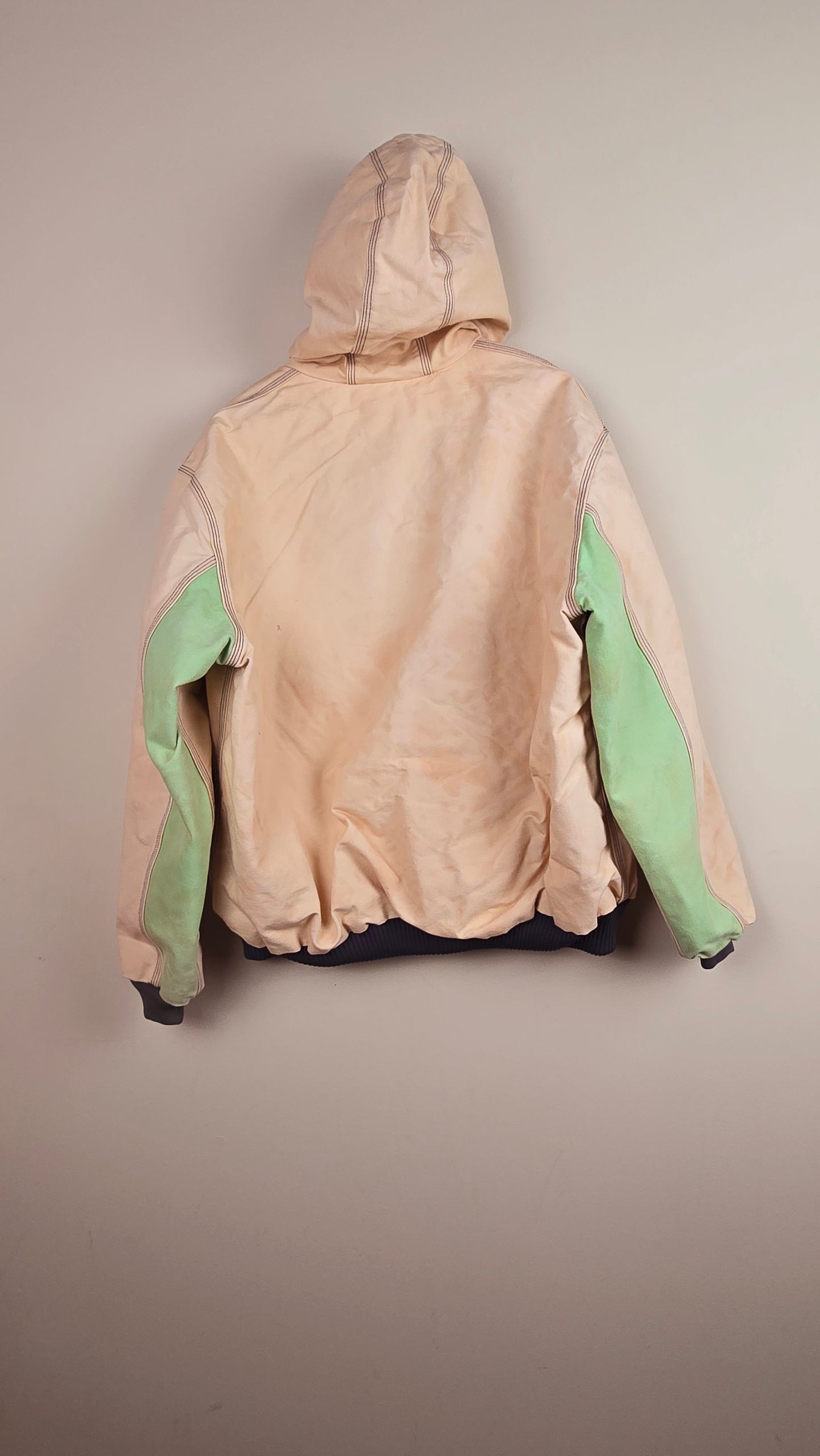 Vintage Carhartt x NY Hoodie Jacket | Cream | XL | 084