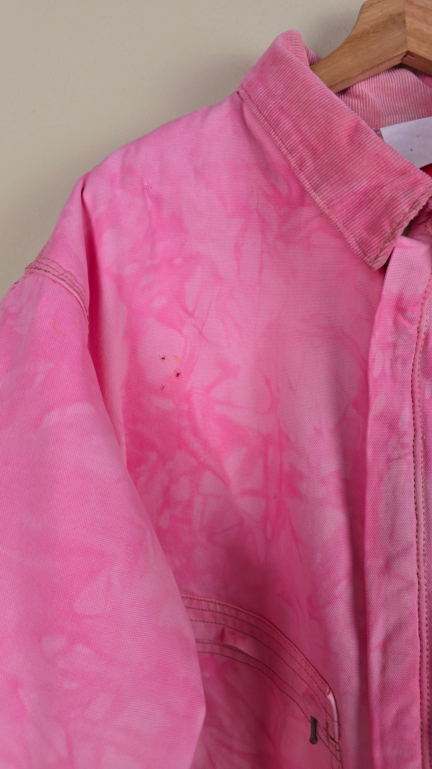 Vintage Carhartt X NY Yankees Cropped Jacket | Camo Pink | Size 2XL | J033
