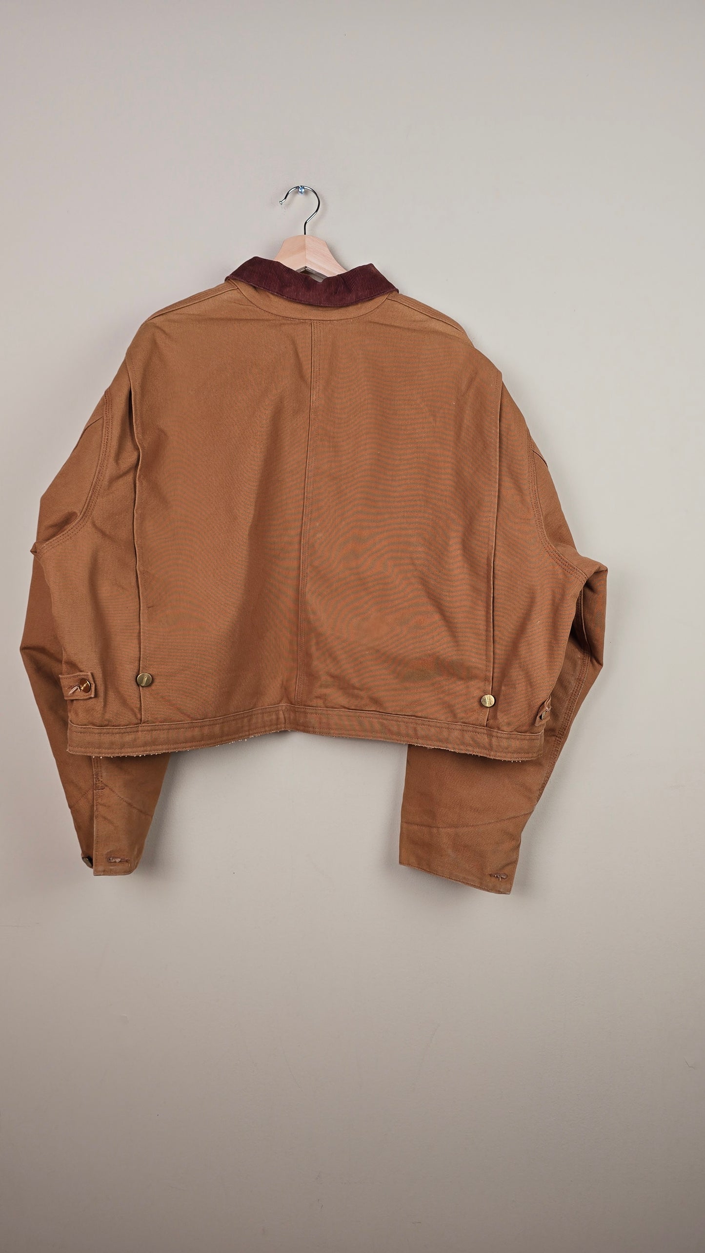 Vintage Carhartt X NY Yankees Cropped Jacket | Brown | 3XL | J039
