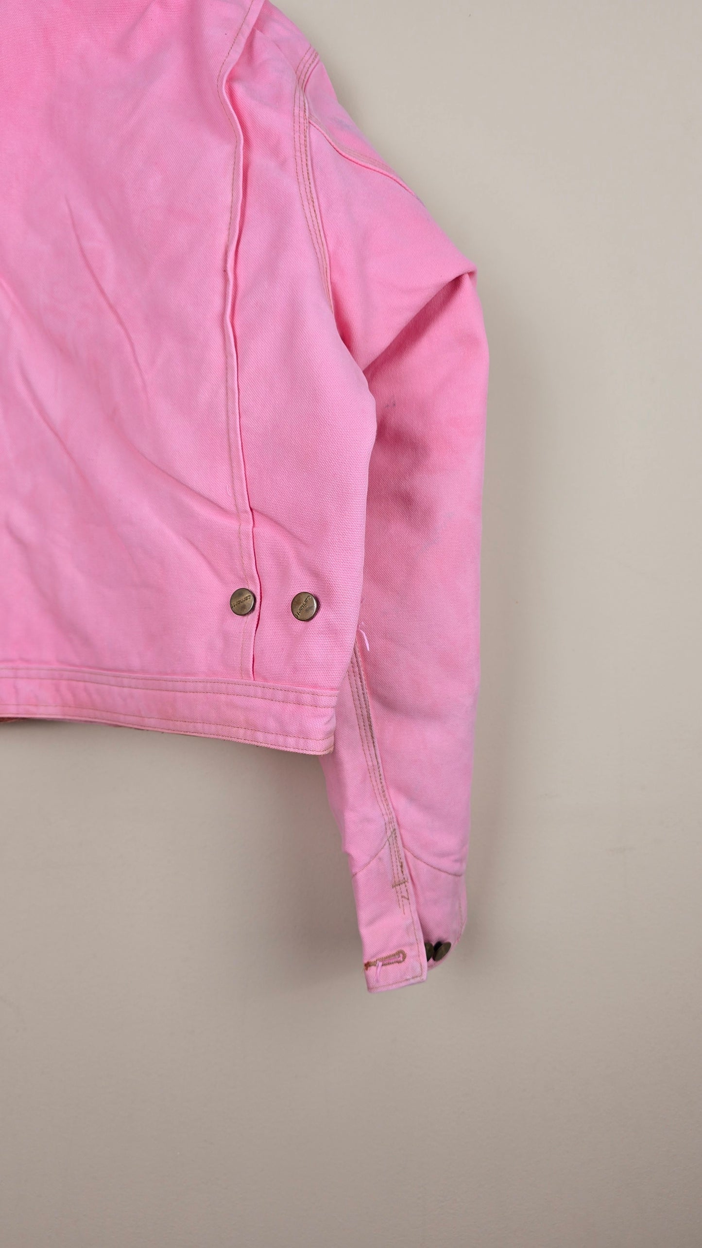 Vintage Carhartt X NY Yankees Cropped Jacket | Pink | 2XL | J043
