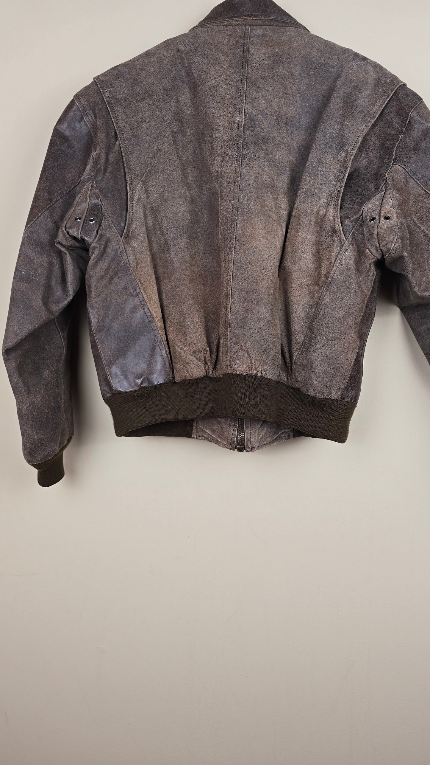 Vintage NY Brown Leather Jacket | M | L06